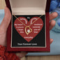 To My Soulmate Valentines Day Forever Love Necklace