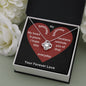To My Soulmate Valentines Day Love Knot Necklace