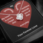 To My Soulmate Valentines Day Love Knot Necklace