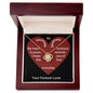 To My Soulmate Valentines Day Love Knot Necklace
