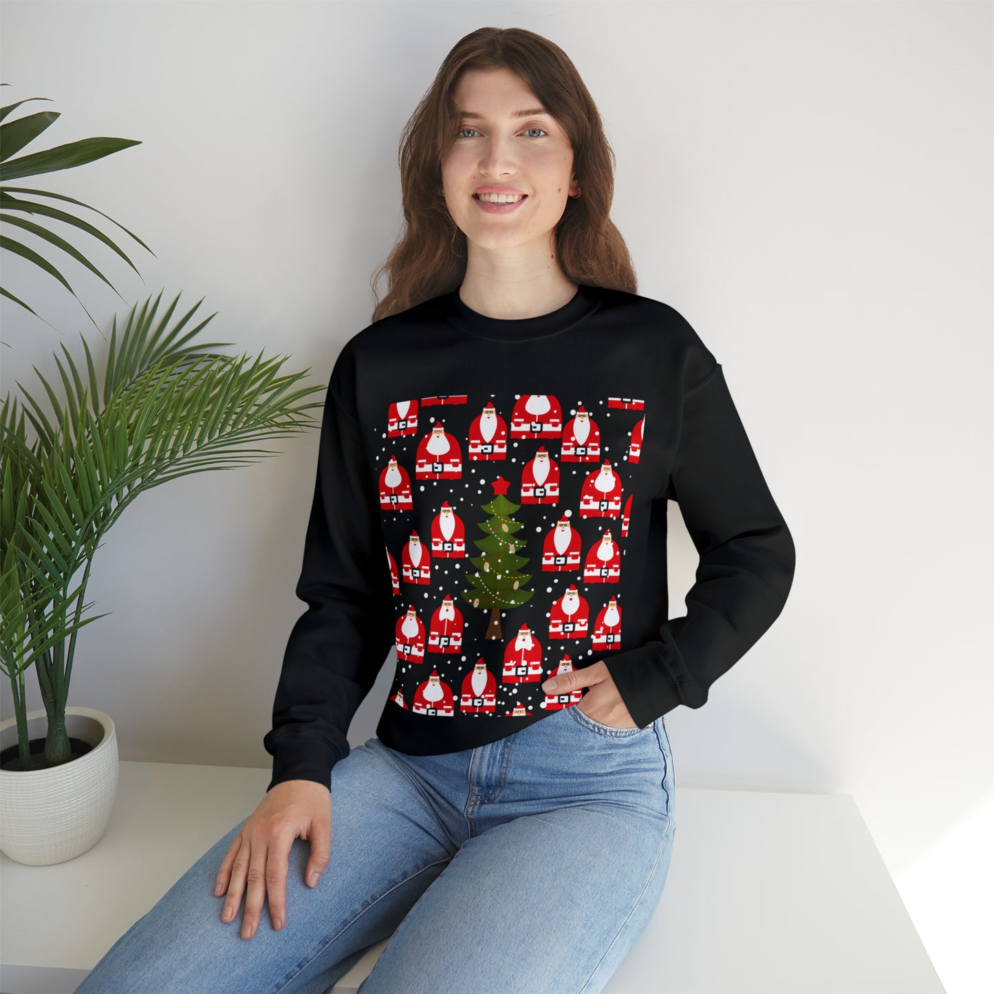 Unisex Heavy Blend™ Crewneck Christmas Ugly Sweatshirt9