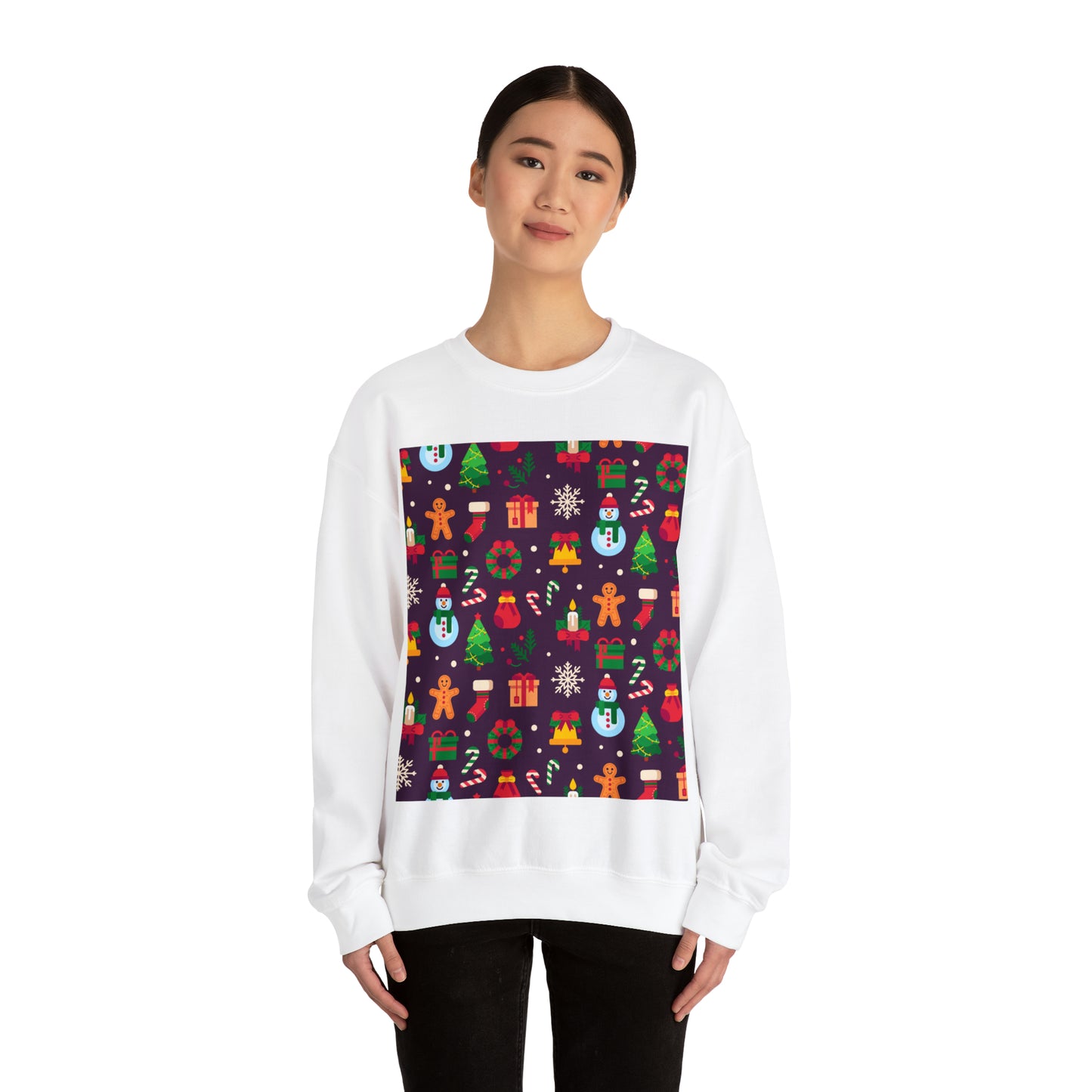 Unisex Heavy Blend™ Crewneck Christmas Ugly Sweatshirt10