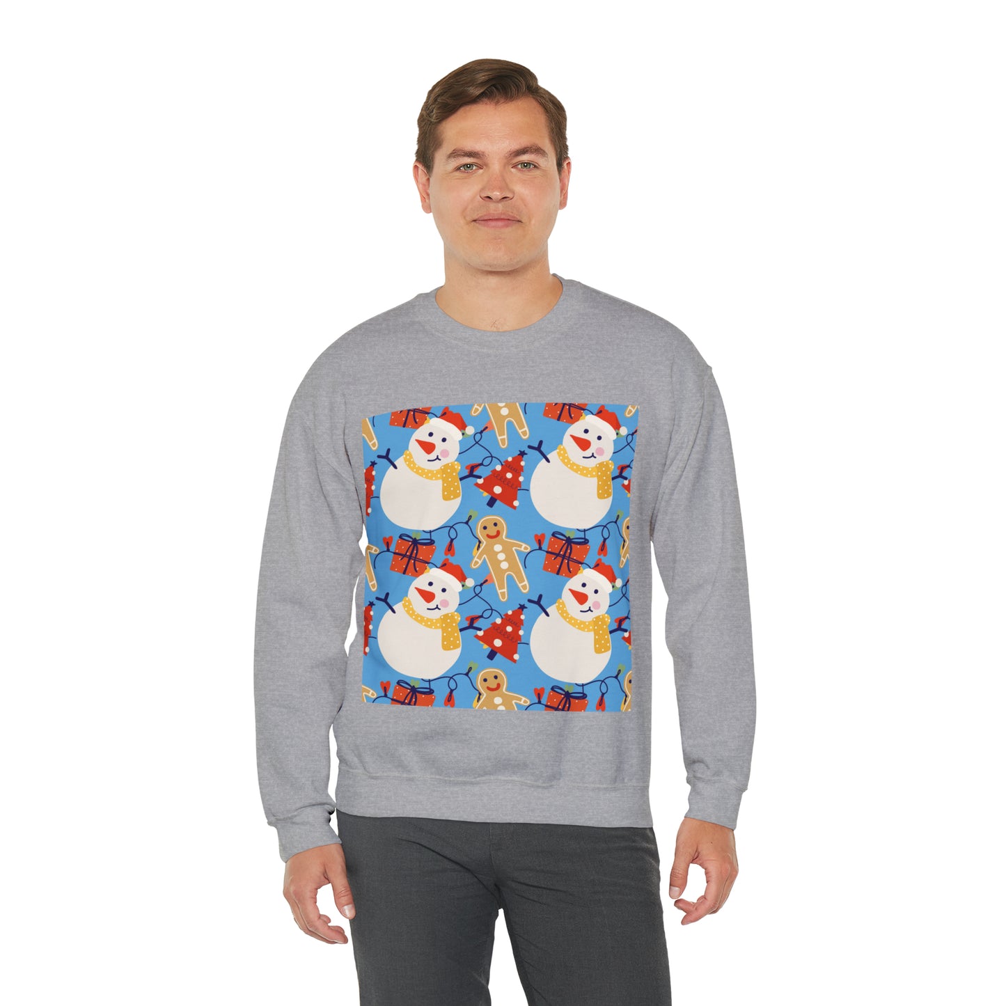 Unisex Heavy Blend™ Crewneck Christmas Ugly Sweatshirt14