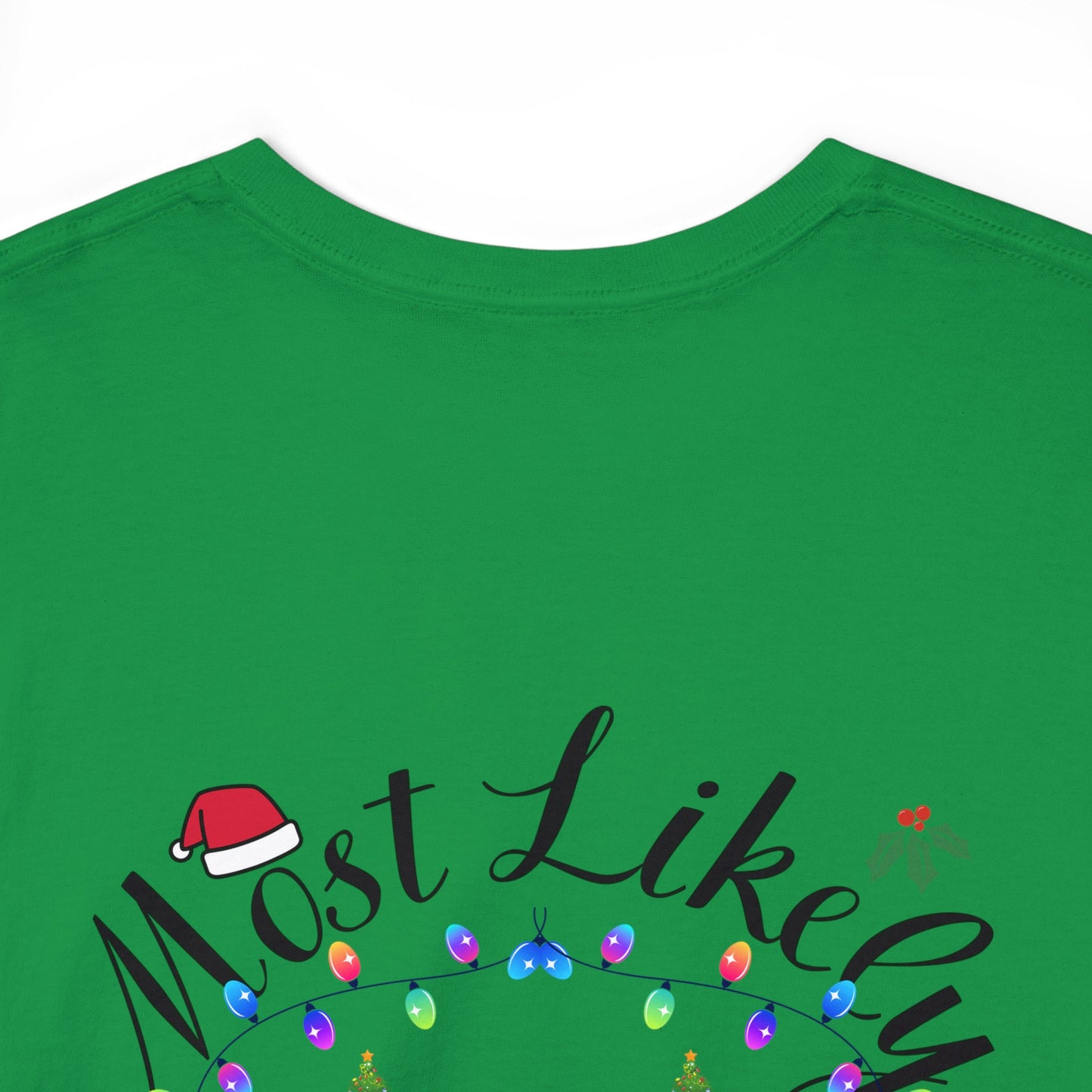 Christmas Ugly Tees Unisex Heavy Cotton Tee fall asleep First