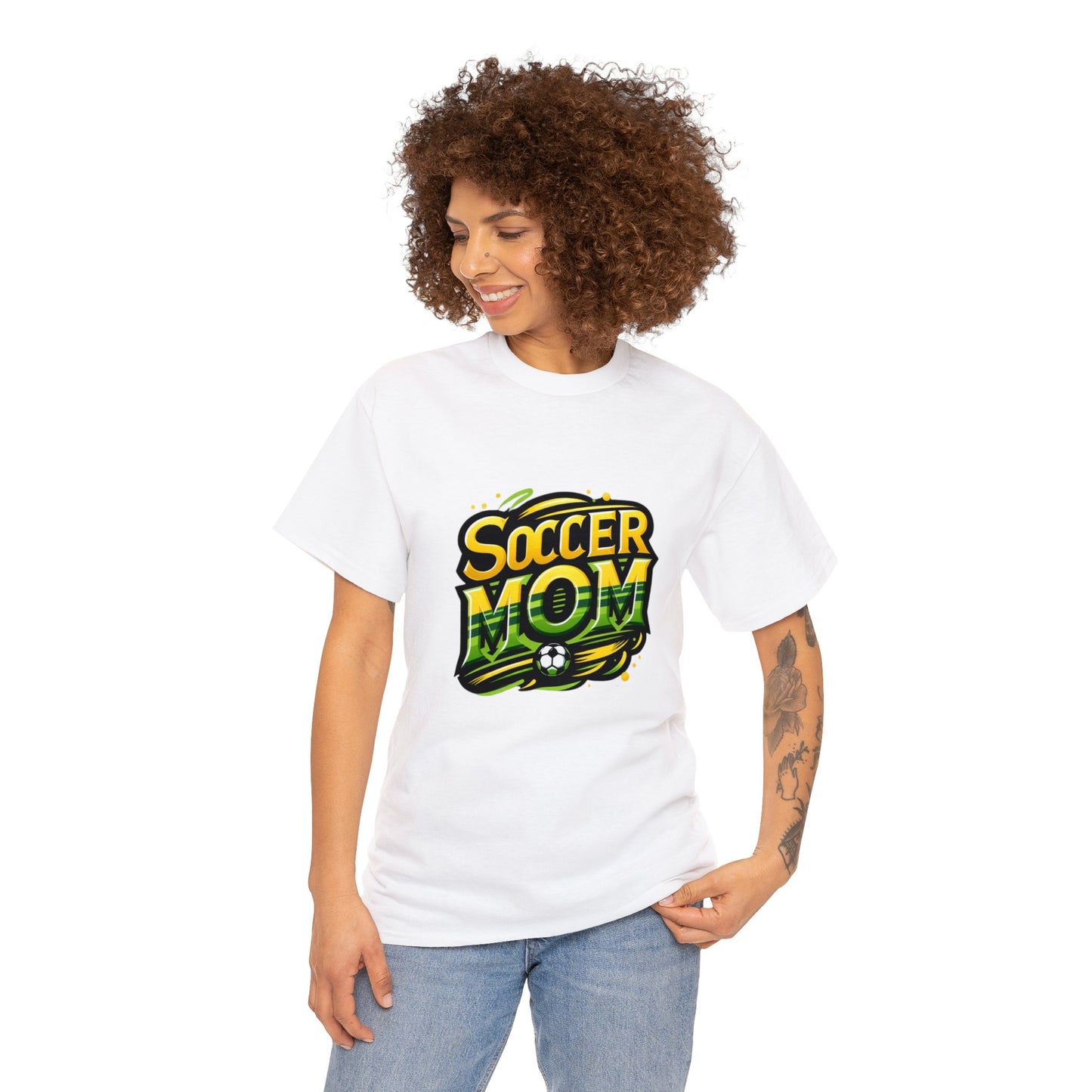 Soccer Mom Unisex Heavy Cotton Tee