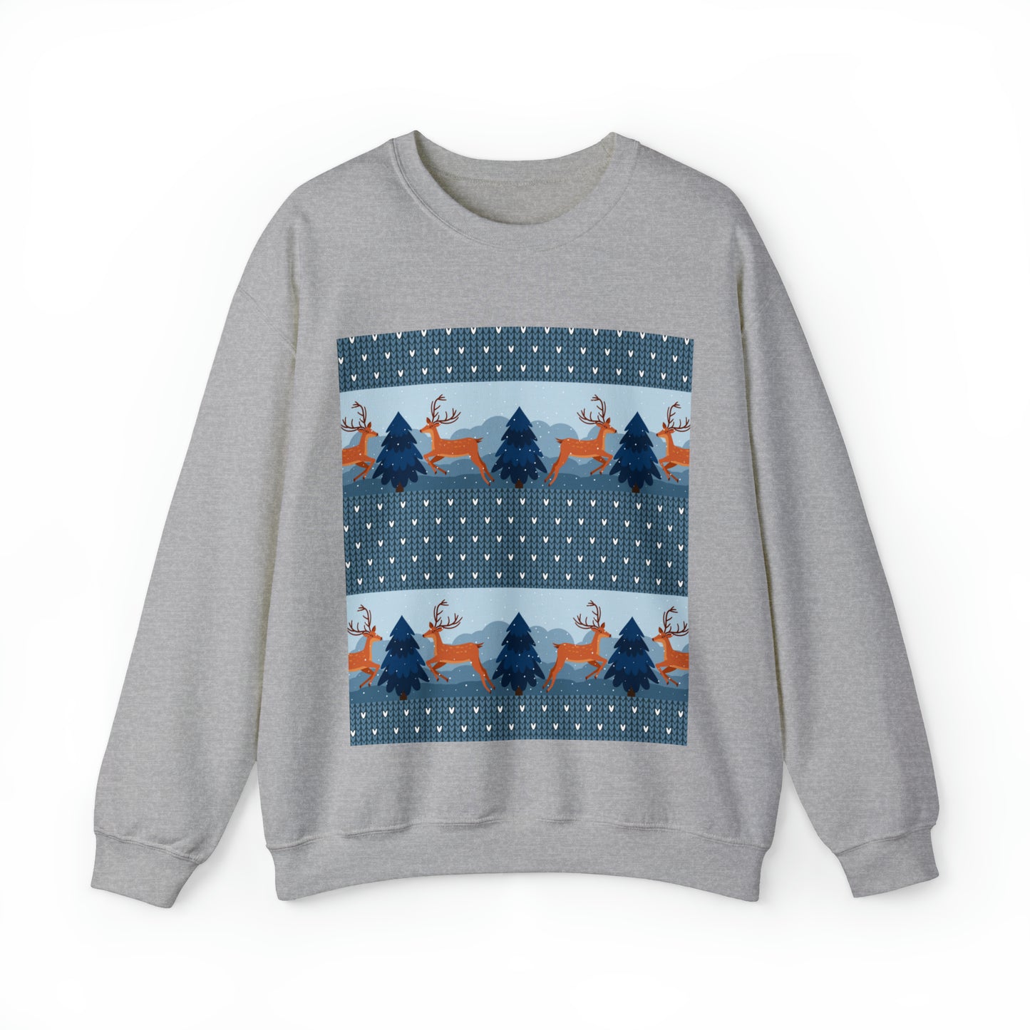 Unisex Heavy Blend™ Crewneck Christmas Ugly Sweatshirt22