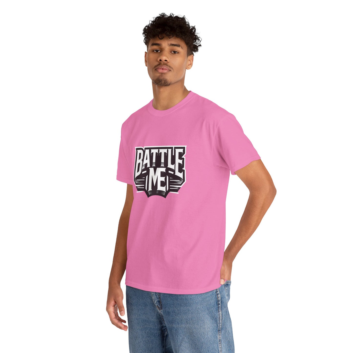 Heavy Cotton Tshirt Unisex for Battle on Live