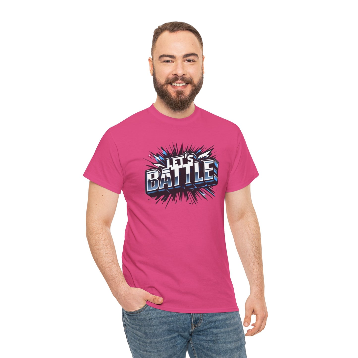 Heavy Cotton Tshirt for Male and Female Lets Battle