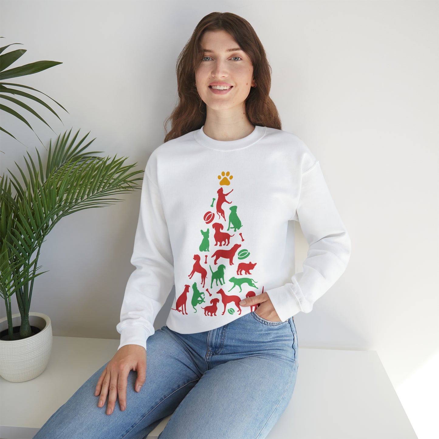 Unisex Heavy Blend™ Crewneck Christmas Ugly Sweatshirt11