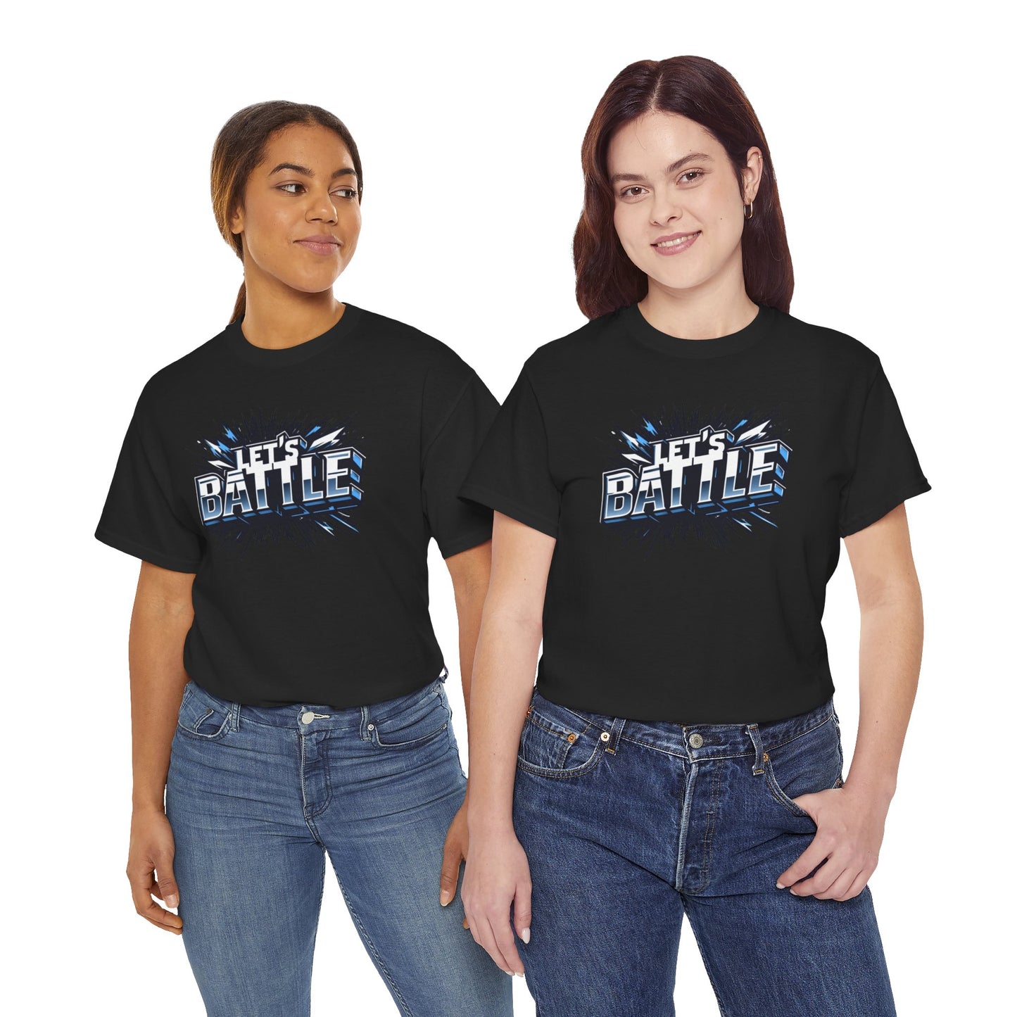 Heavy Cotton Tshirt for Male and Female Lets Battle