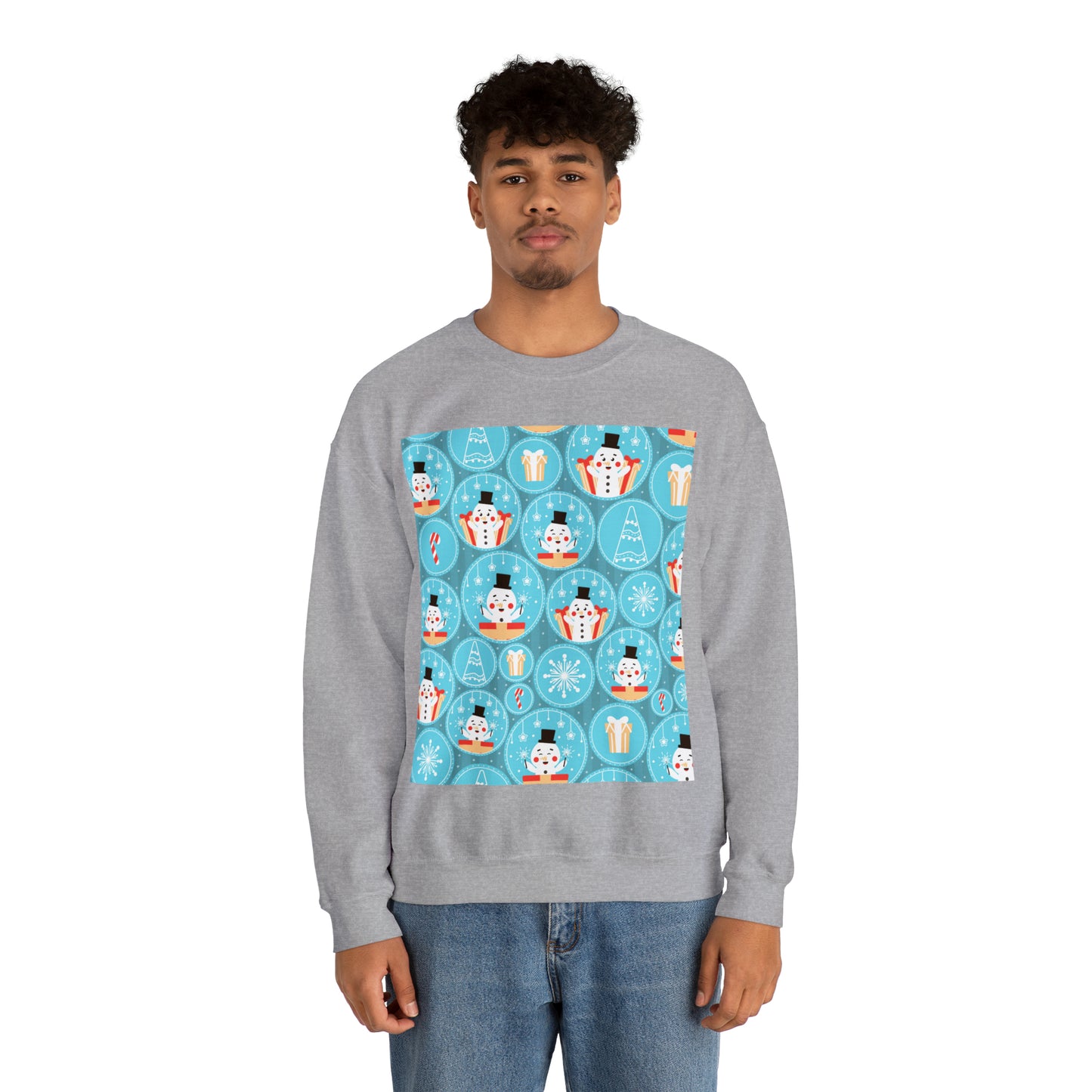 Unisex Heavy Blend™ Crewneck Christmas Ugly Sweatshirt5