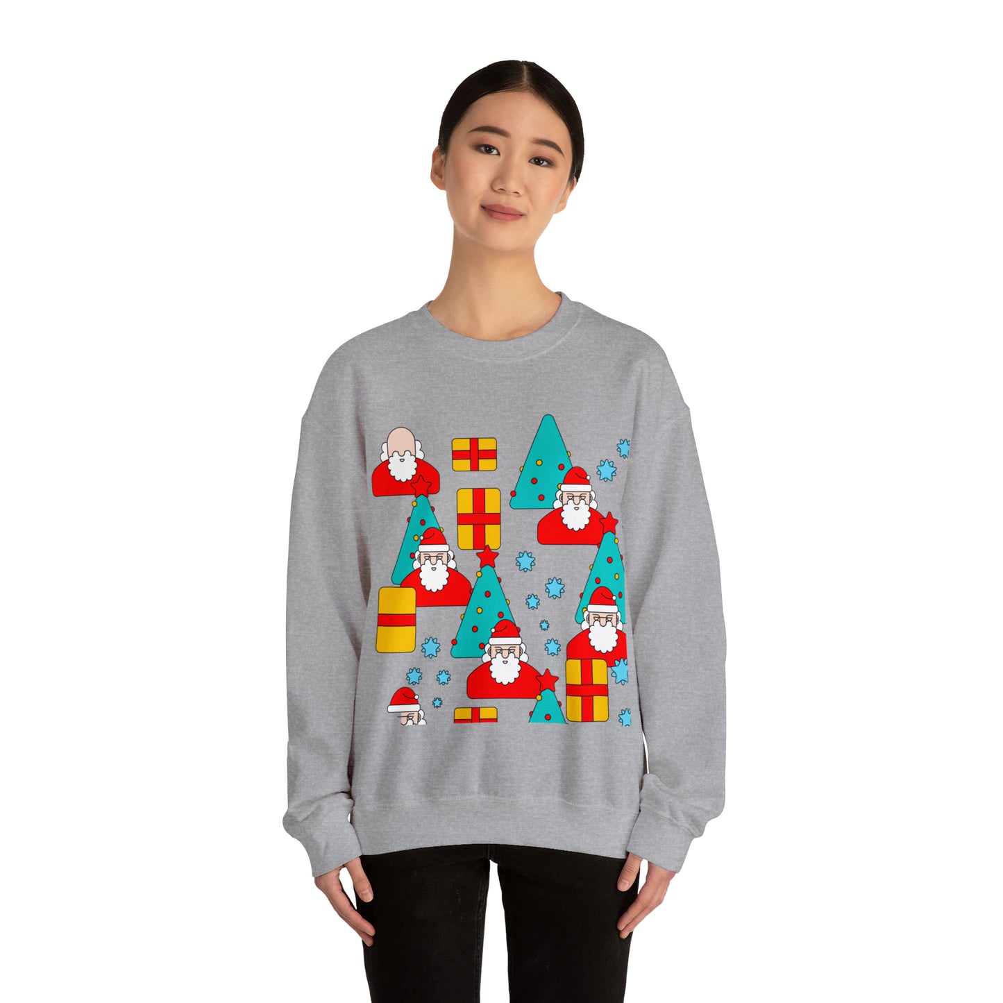 Unisex Heavy Blend™ Crewneck Christmas Ugly Sweatshirt20