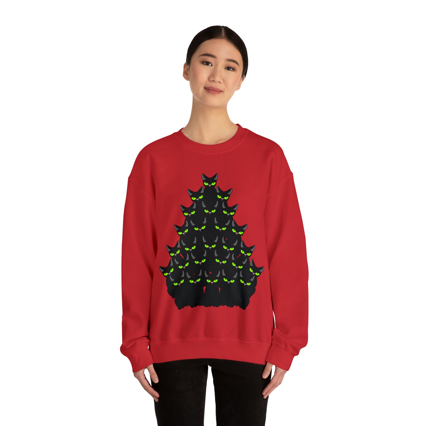 Unisex Heavy Blend™ Crewneck Christmas Ugly Sweatshirt13