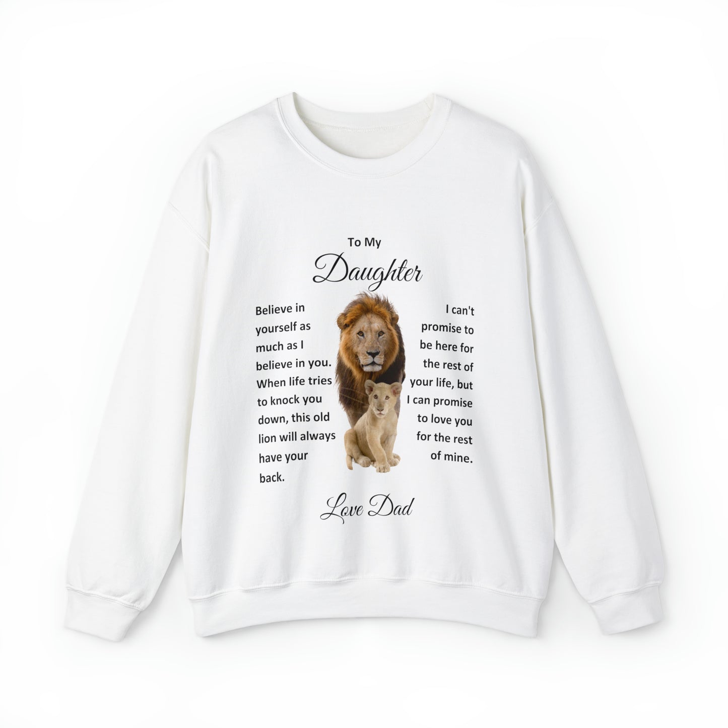 To My Daughter Sweatshirt 2