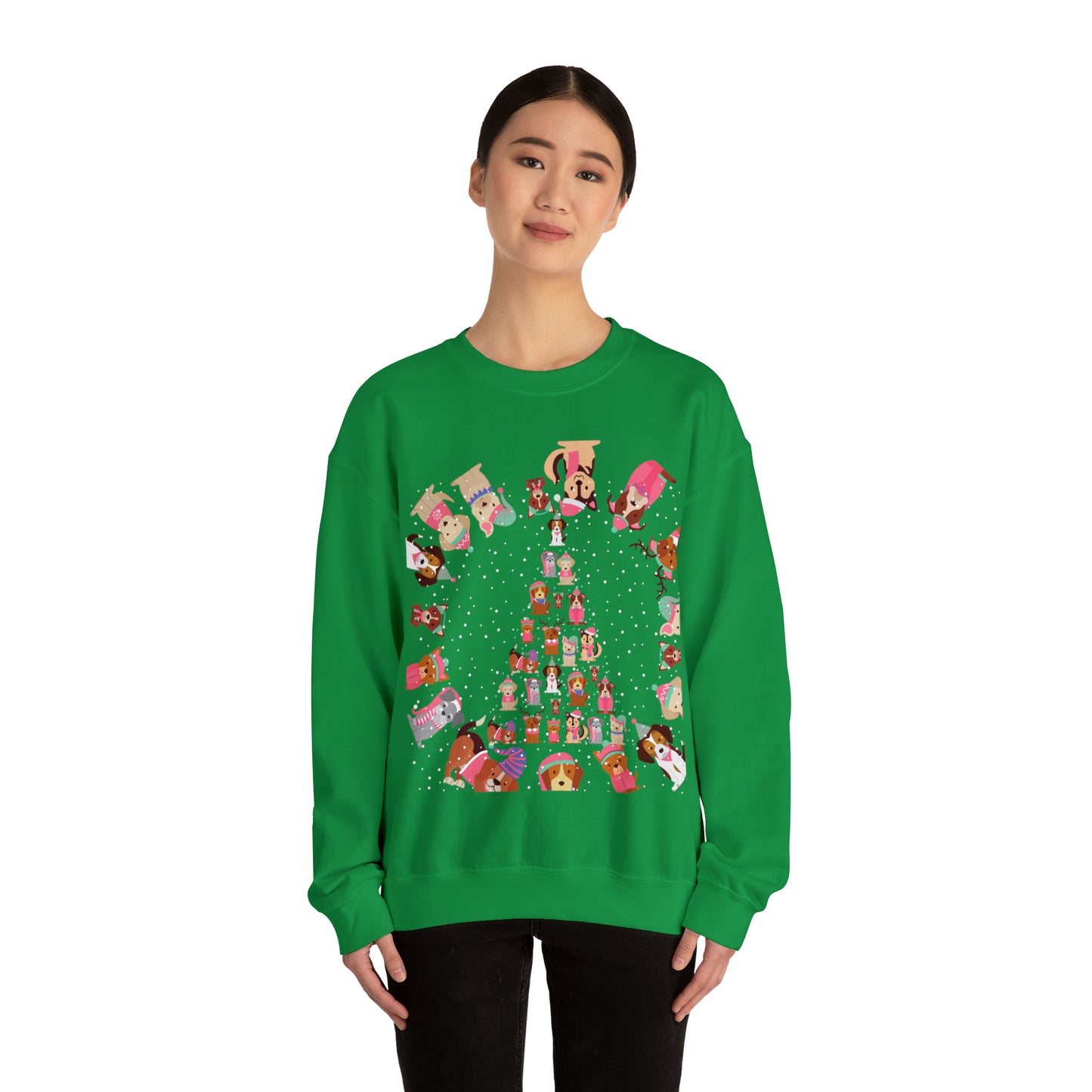 Unisex Heavy Blend™ Crewneck Christmas Ugly Sweatshirt6