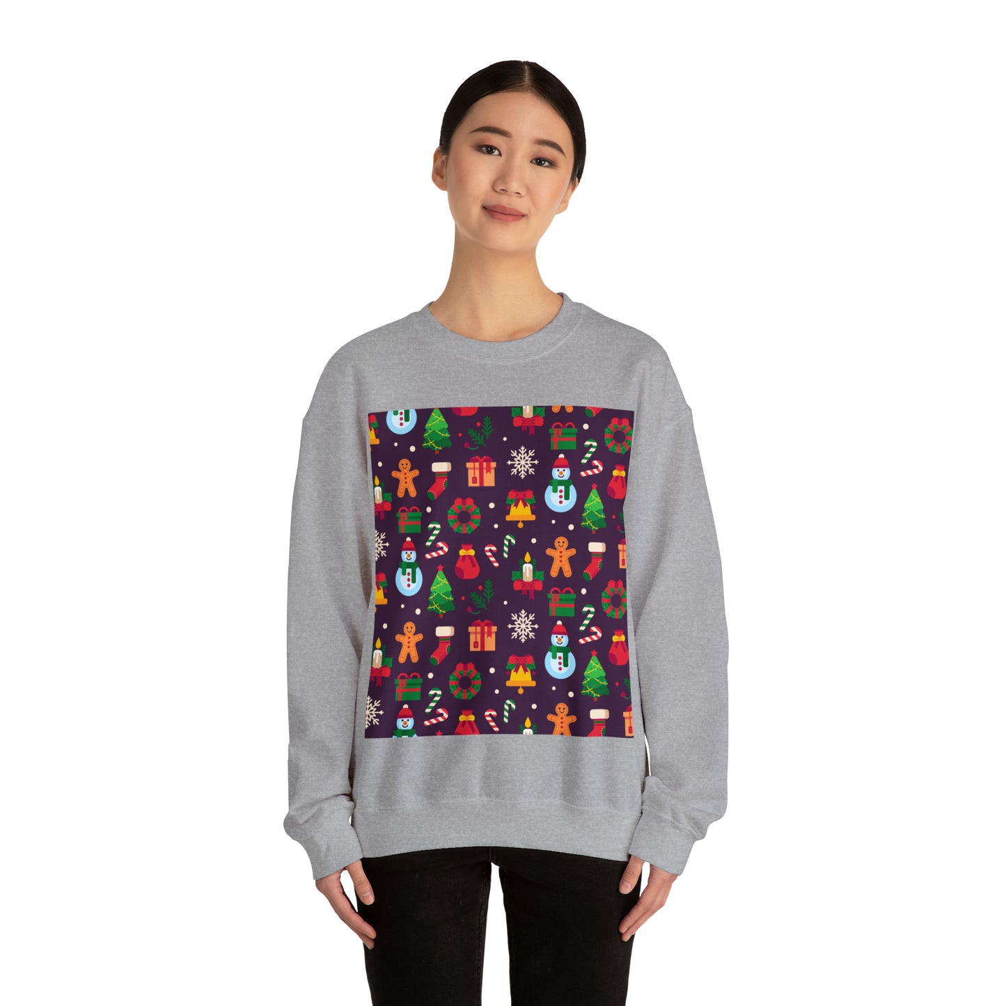 Unisex Heavy Blend™ Crewneck Christmas Ugly Sweatshirt10