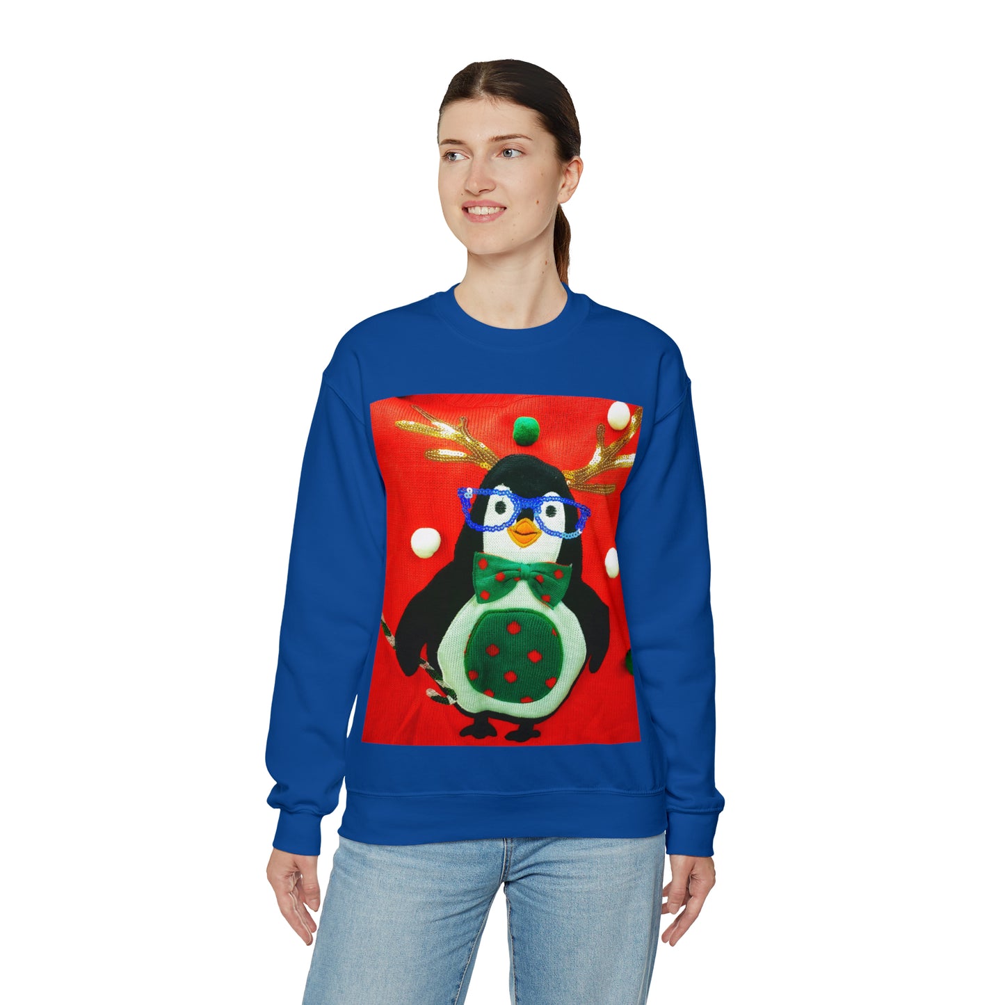 Unisex Heavy Blend™ Crewneck Christmas Ugly Sweatshirt