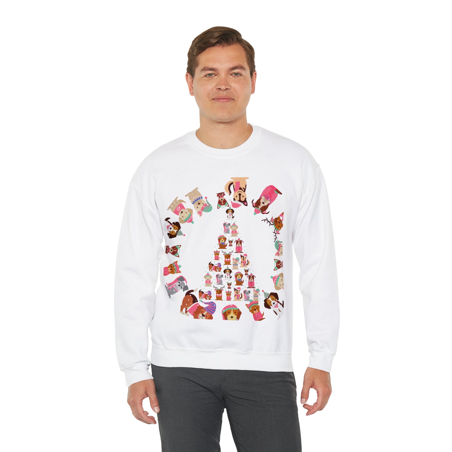 Unisex Heavy Blend™ Crewneck Christmas Ugly Sweatshirt6