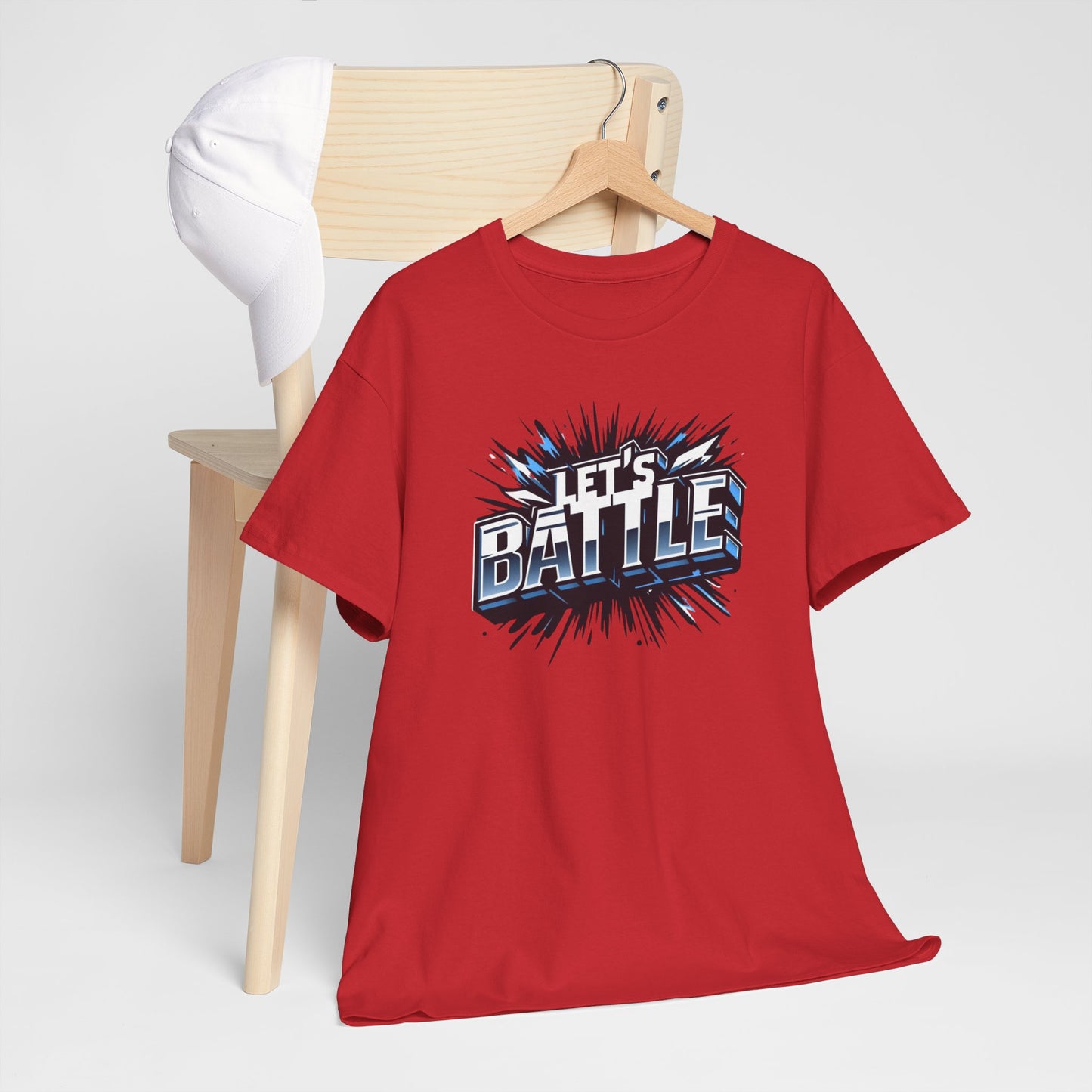 Heavy Cotton Tshirt for Male and Female Lets Battle