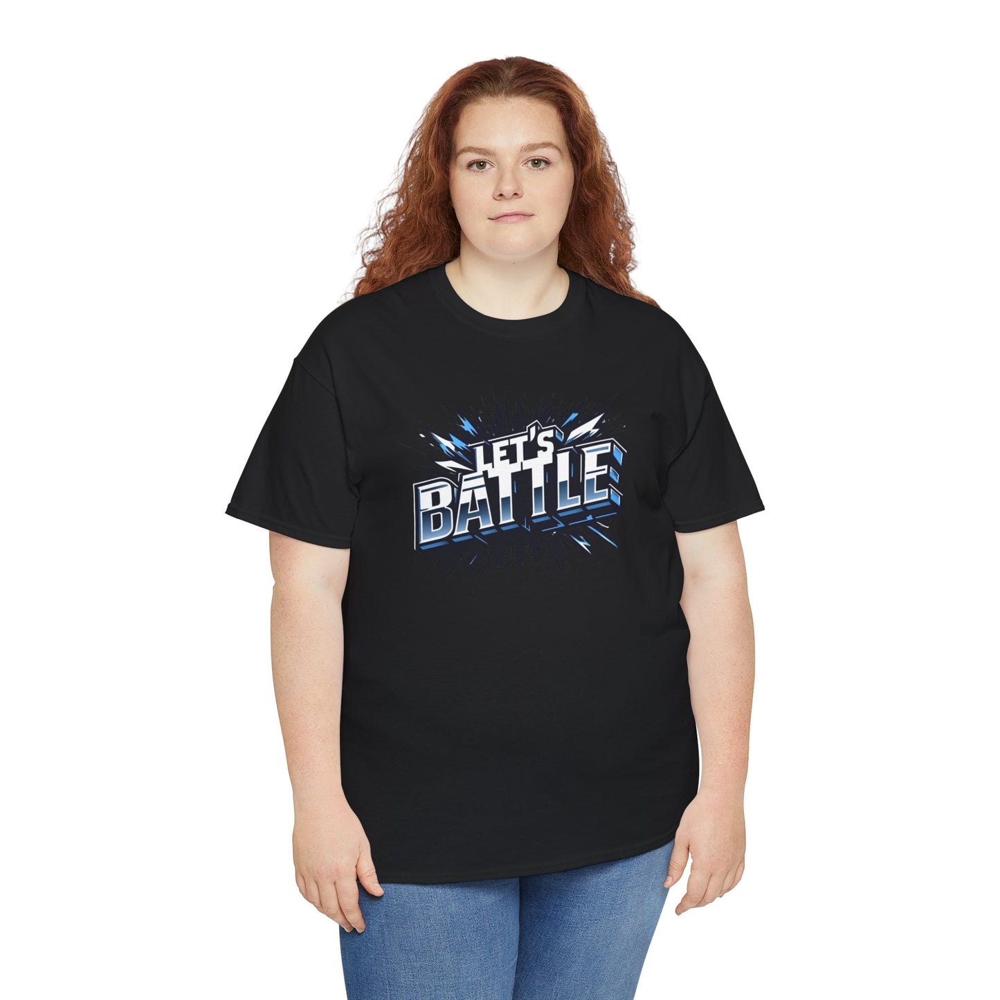 Heavy Cotton Tshirt for Male and Female Lets Battle