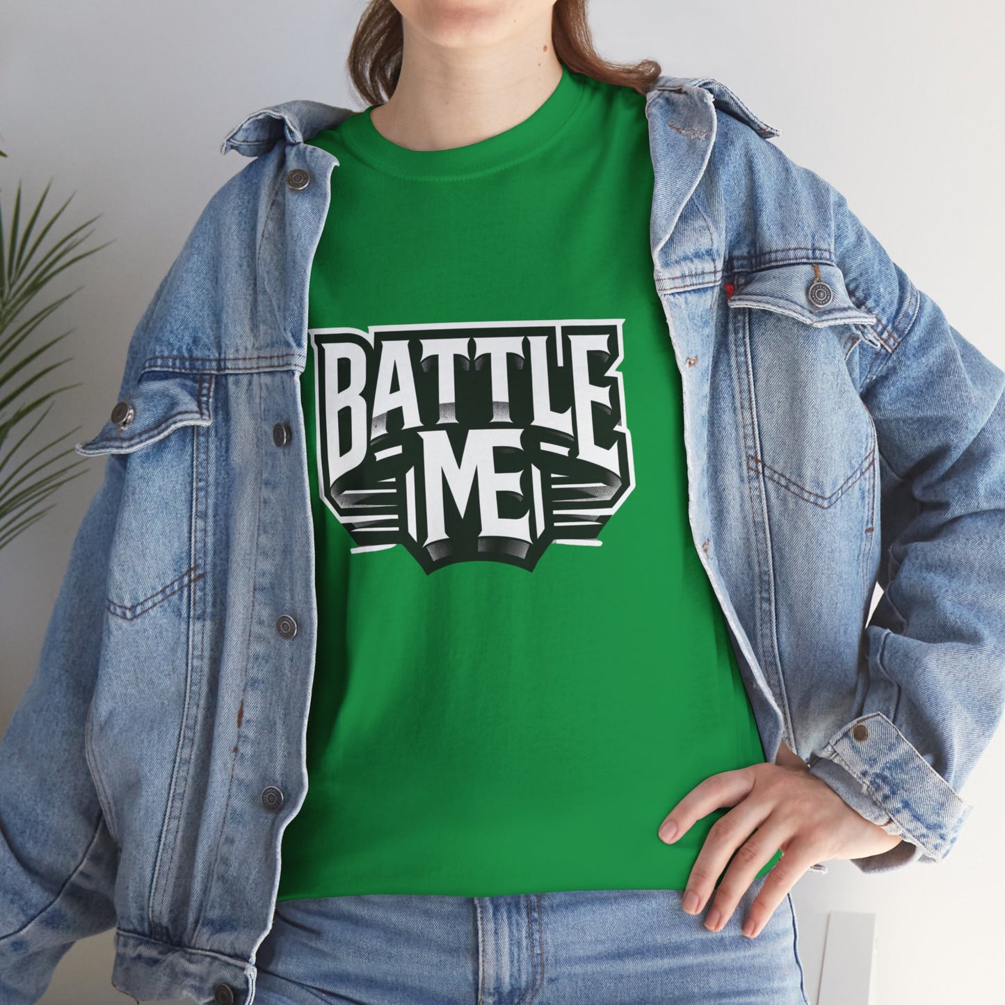 Heavy Cotton Tshirt Unisex for Battle on Live