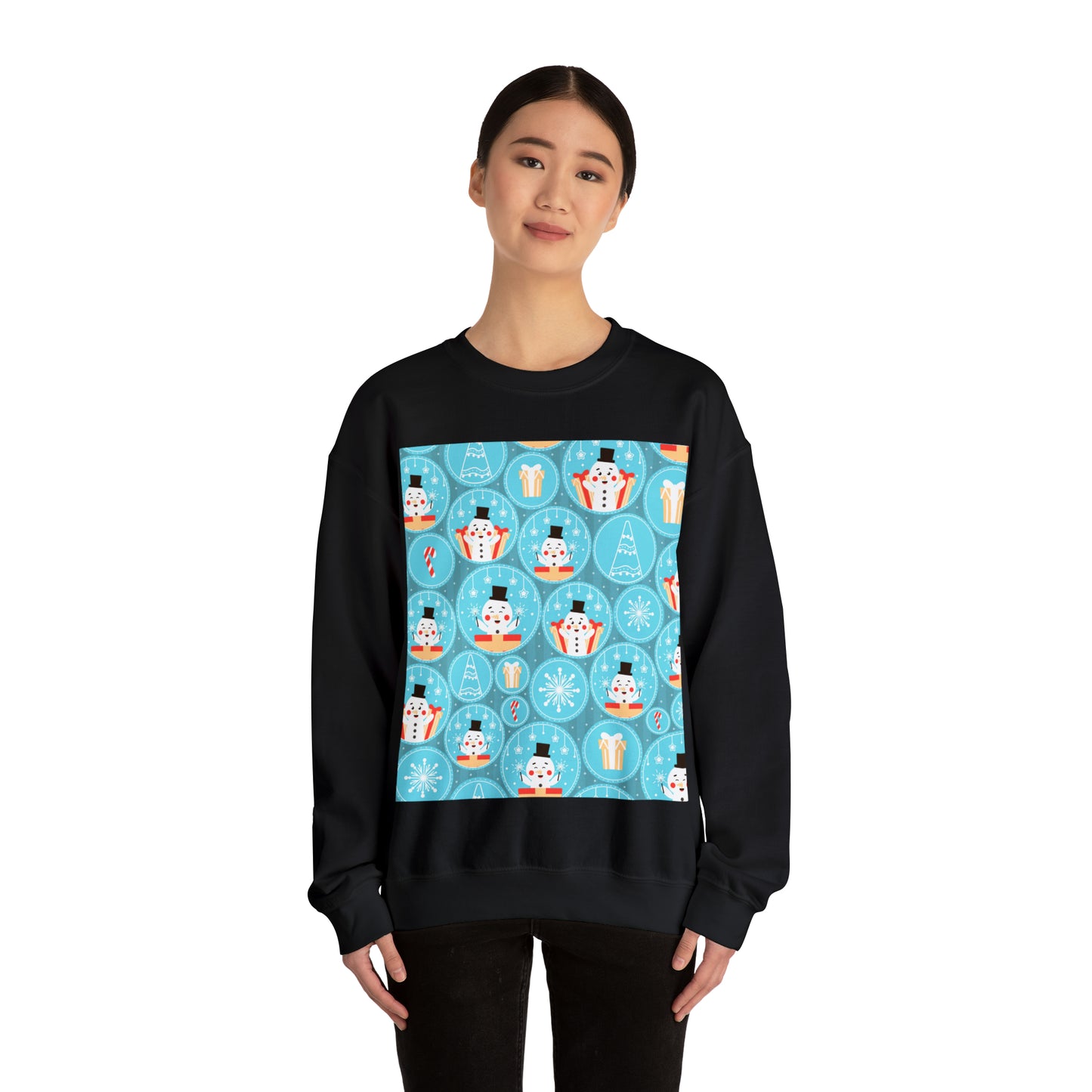 Unisex Heavy Blend™ Crewneck Christmas Ugly Sweatshirt5