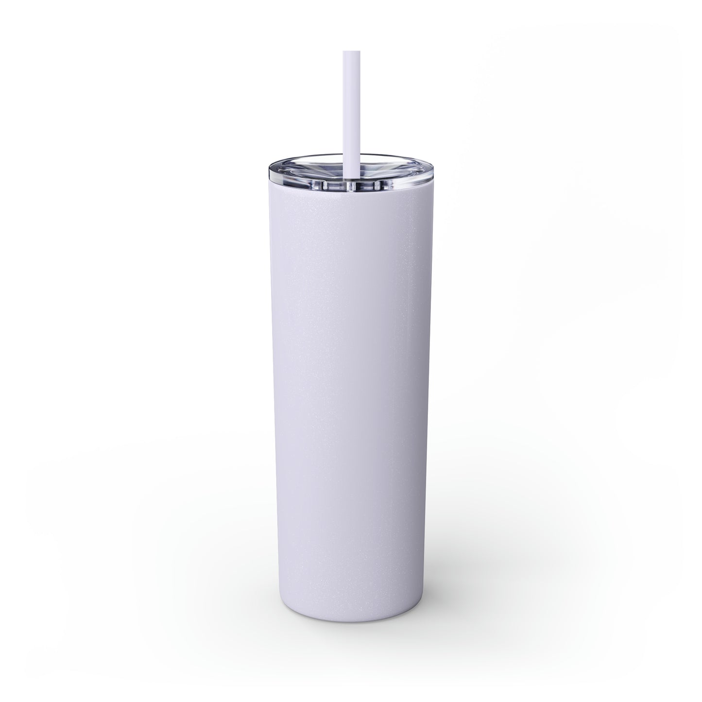 Skinny Tumbler with Straw, 20oz - Single Rose