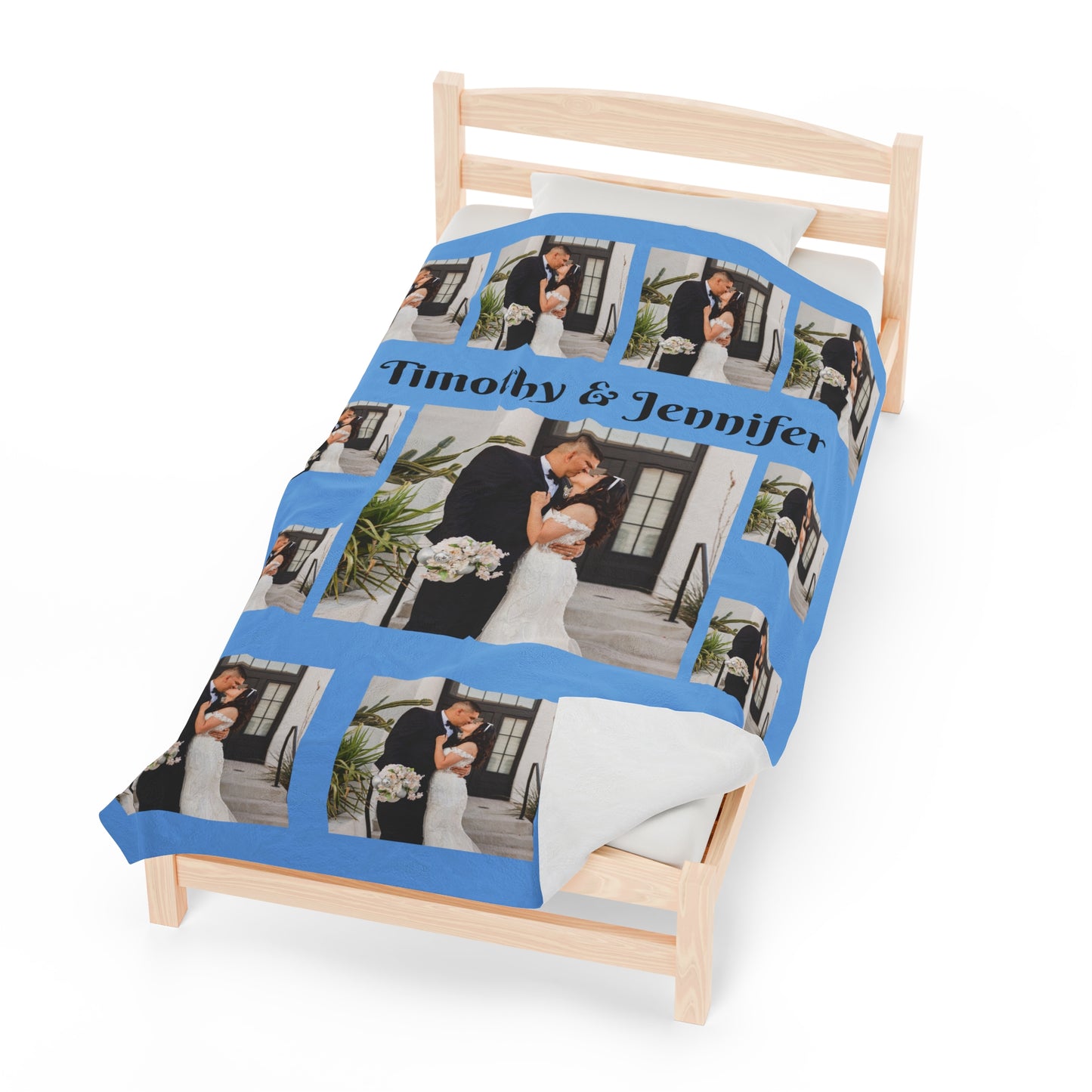 Personalize Photo Blanket with Your Own Theme Wedding Blanket First Date Blanket Anniversary Blanket