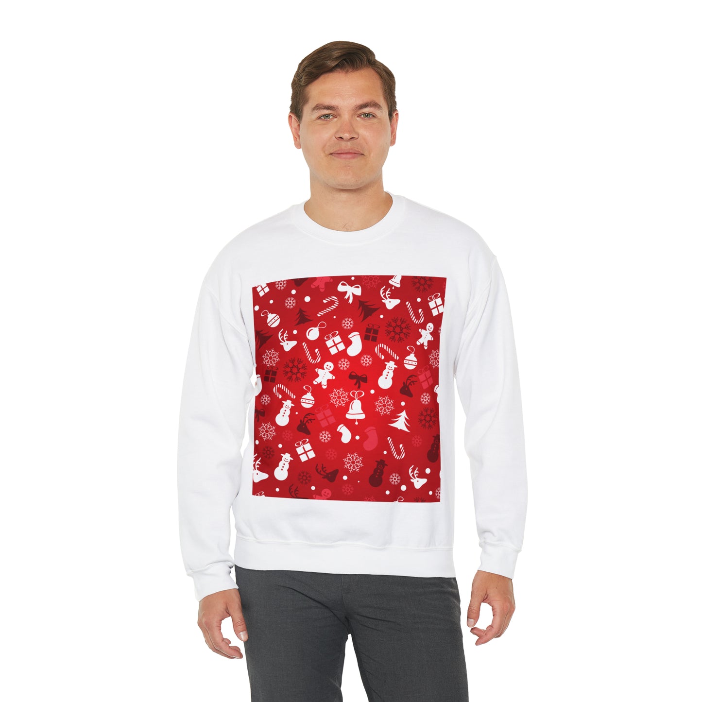 Unisex Heavy Blend™ Crewneck Christmas Ugly Sweatshirt4