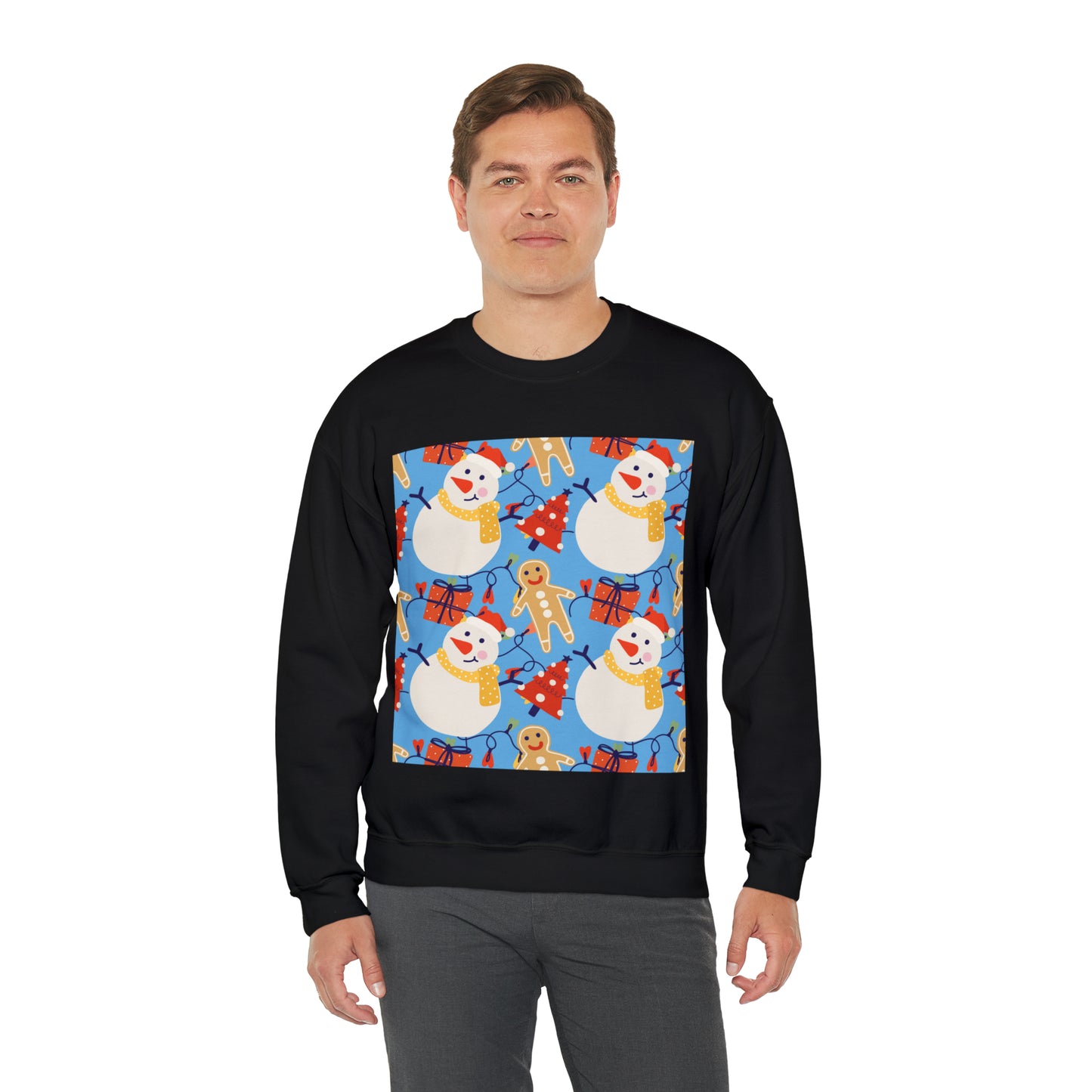 Unisex Heavy Blend™ Crewneck Christmas Ugly Sweatshirt14