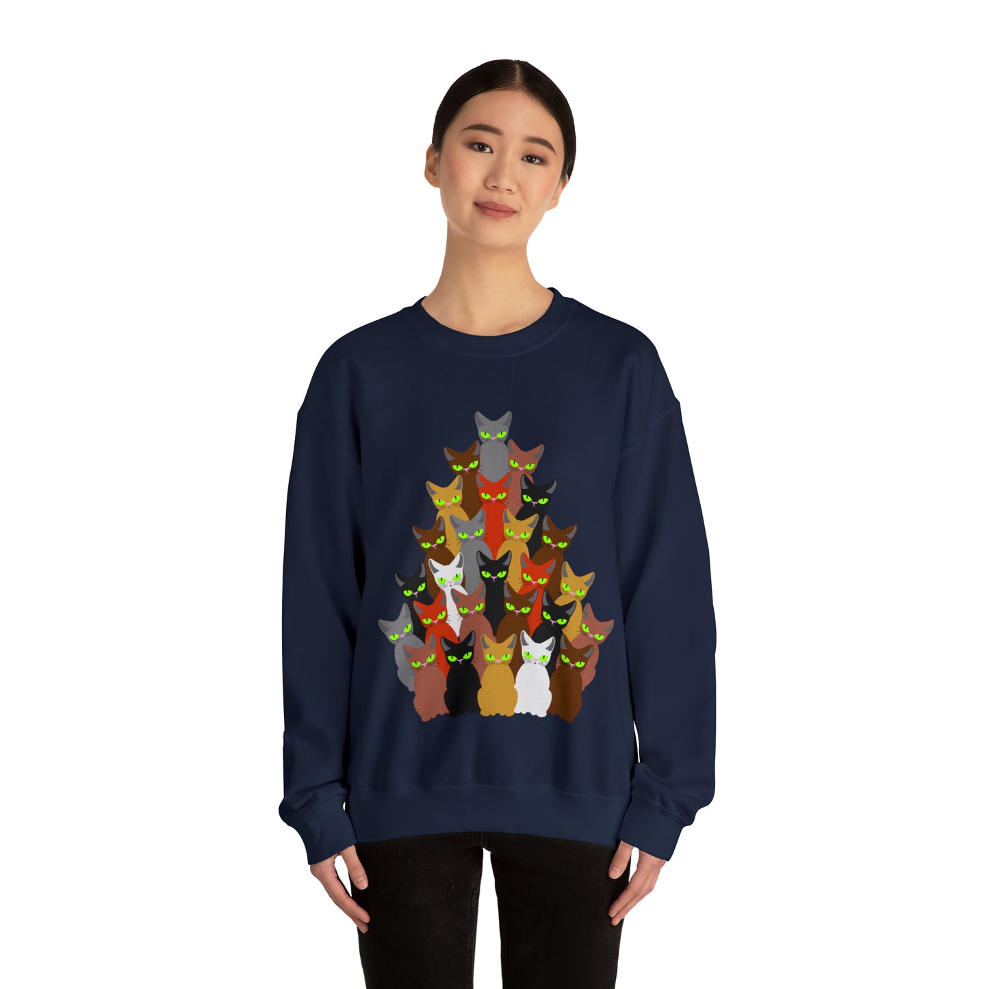 Unisex Heavy Blend™ Crewneck Christmas Ugly Sweatshirt12