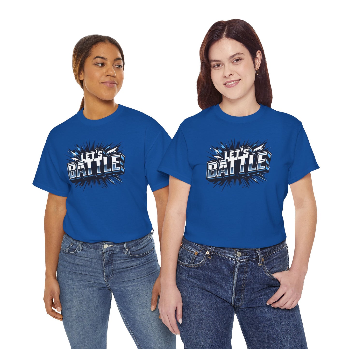 Heavy Cotton Tshirt for Male and Female Lets Battle