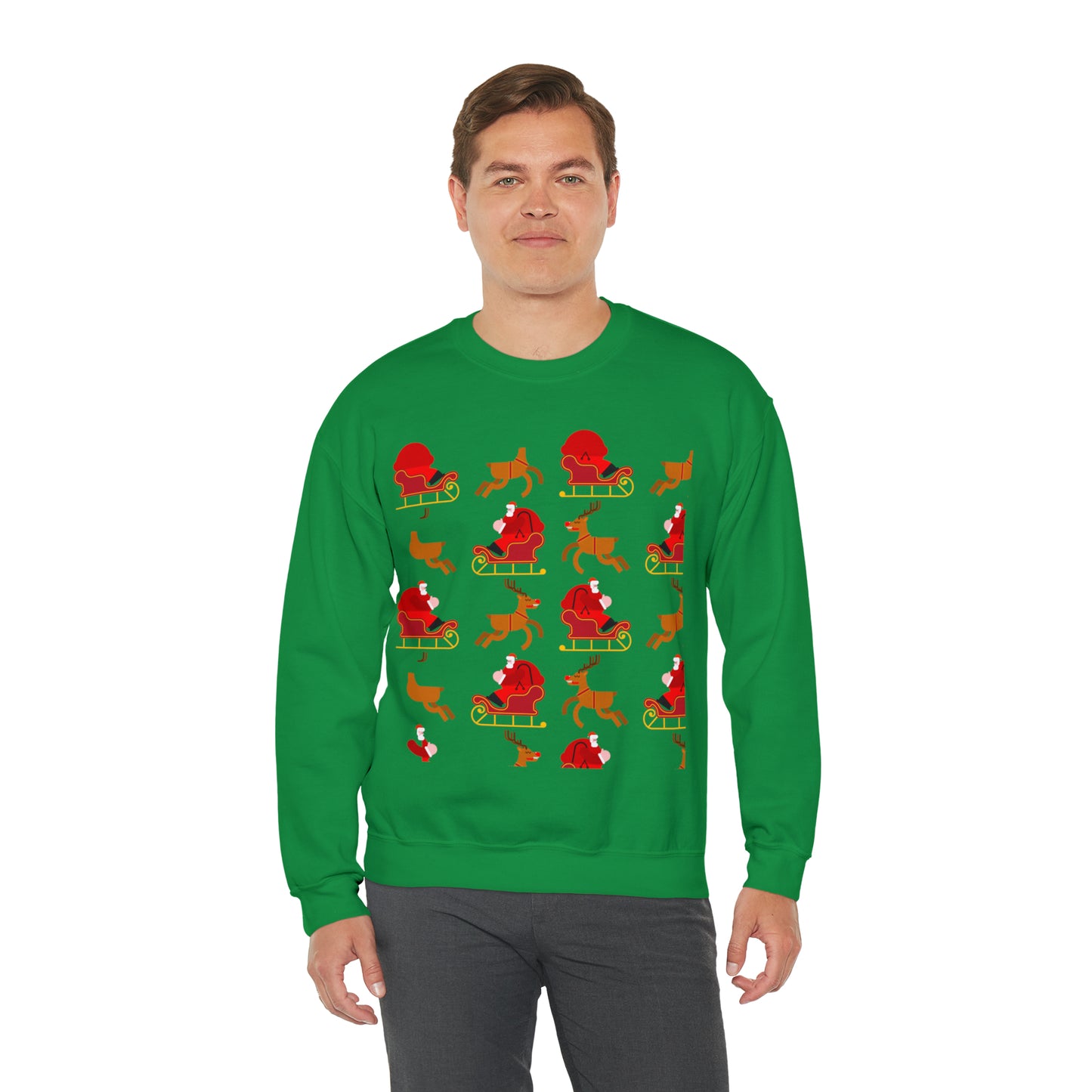 Unisex Heavy Blend™ Crewneck Christmas Ugly Sweatshirt23