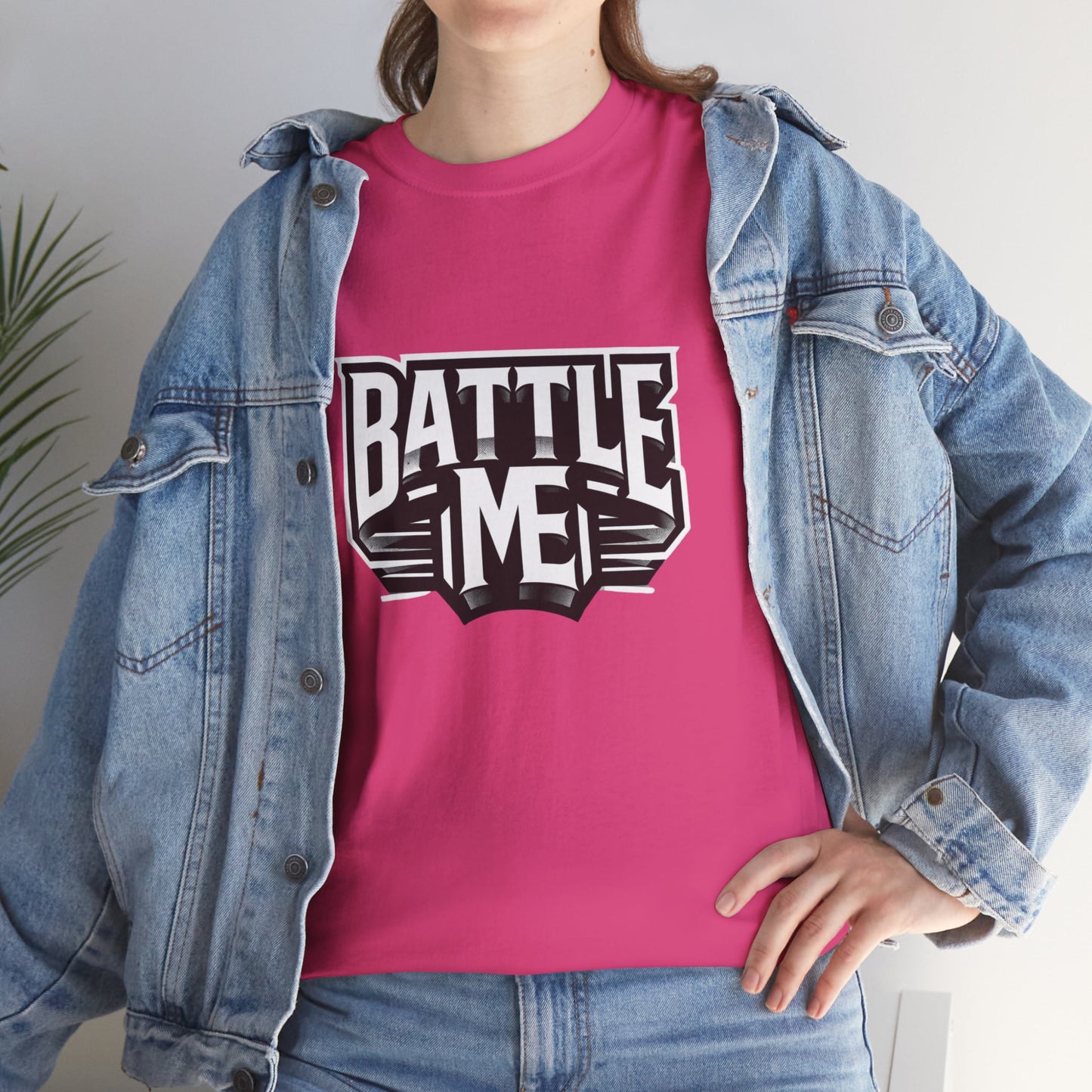 Heavy Cotton Tshirt Unisex for Battle on Live