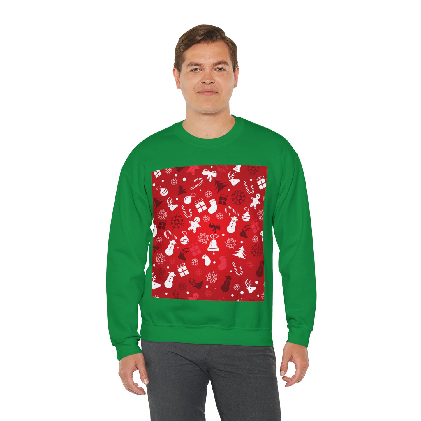 Unisex Heavy Blend™ Crewneck Christmas Ugly Sweatshirt4