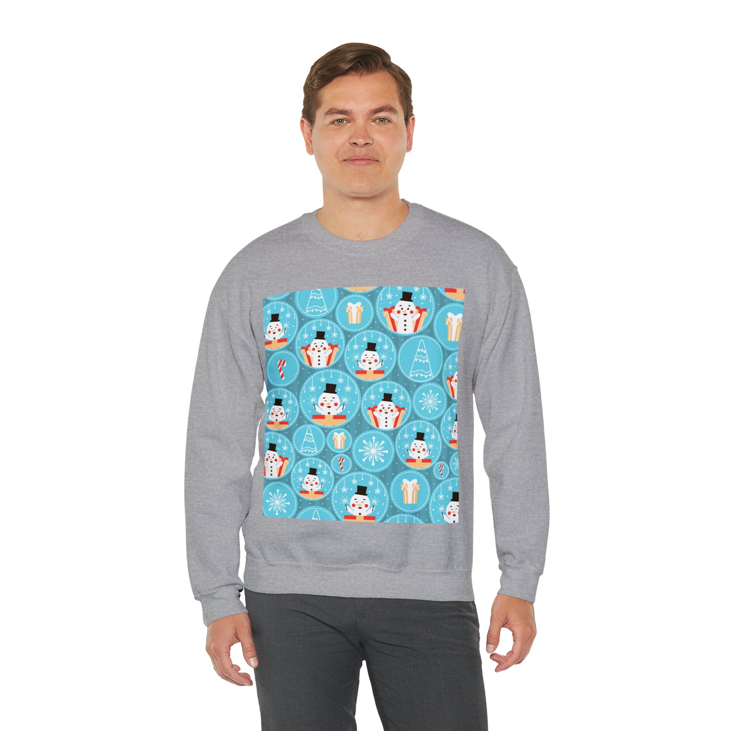 Unisex Heavy Blend™ Crewneck Christmas Ugly Sweatshirt5