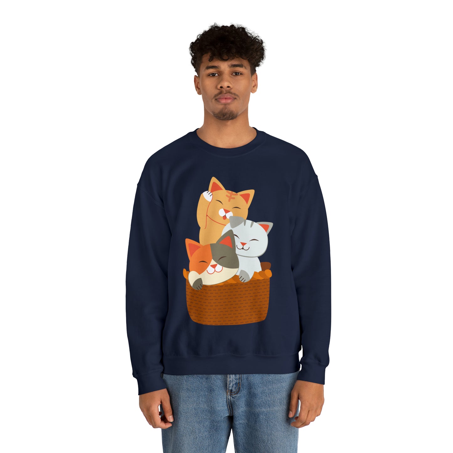 Unisex Heavy Blend™ Crewneck Christmas Ugly Sweatshirt7