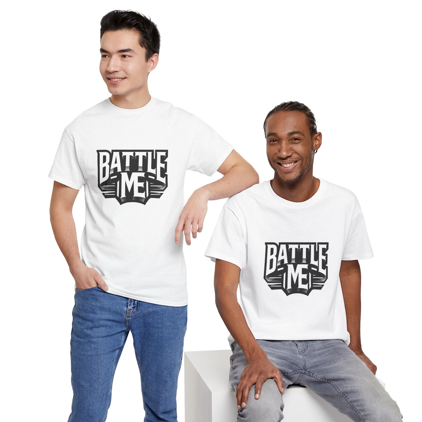 Heavy Cotton Tshirt Unisex for Battle on Live