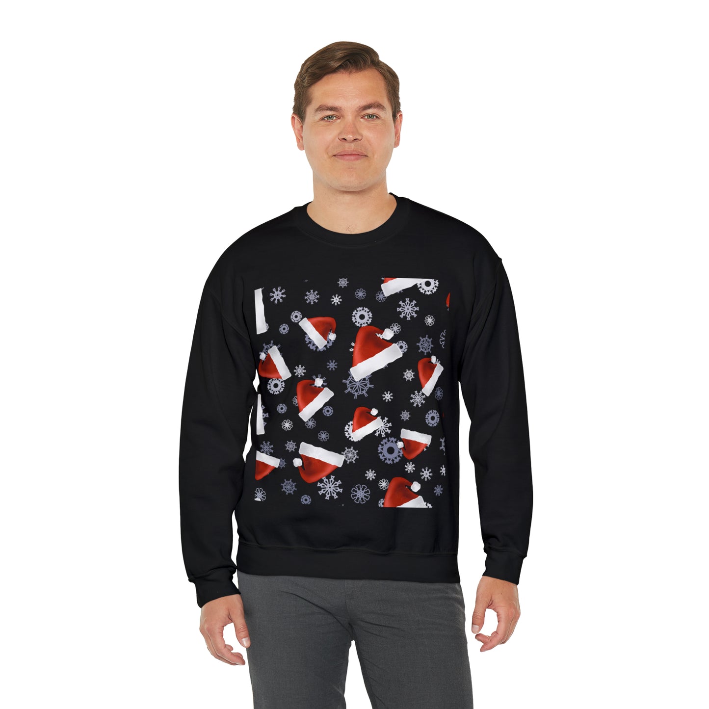 Unisex Heavy Blend™ Crewneck Christmas Ugly Sweatshirt18