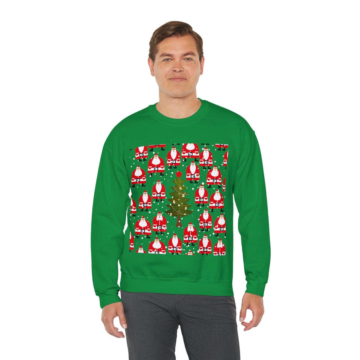 Unisex Heavy Blend™ Crewneck Christmas Ugly Sweatshirt9