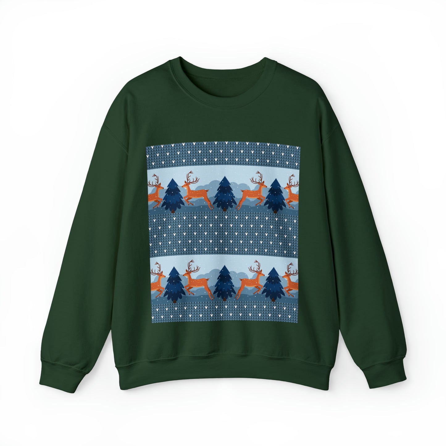 Unisex Heavy Blend™ Crewneck Christmas Ugly Sweatshirt22