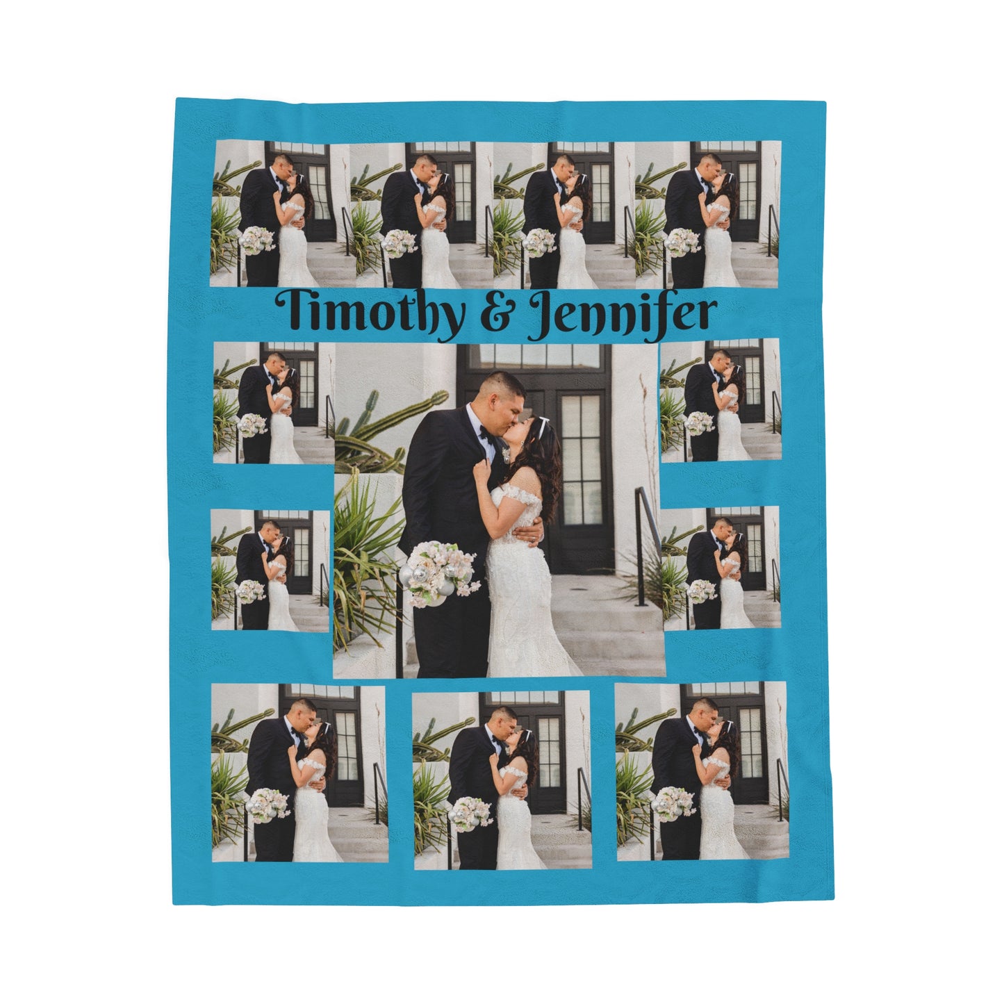 Personalize Photo Blanket with Your Own Theme Wedding Blanket First Date Blanket Anniversary Blanket