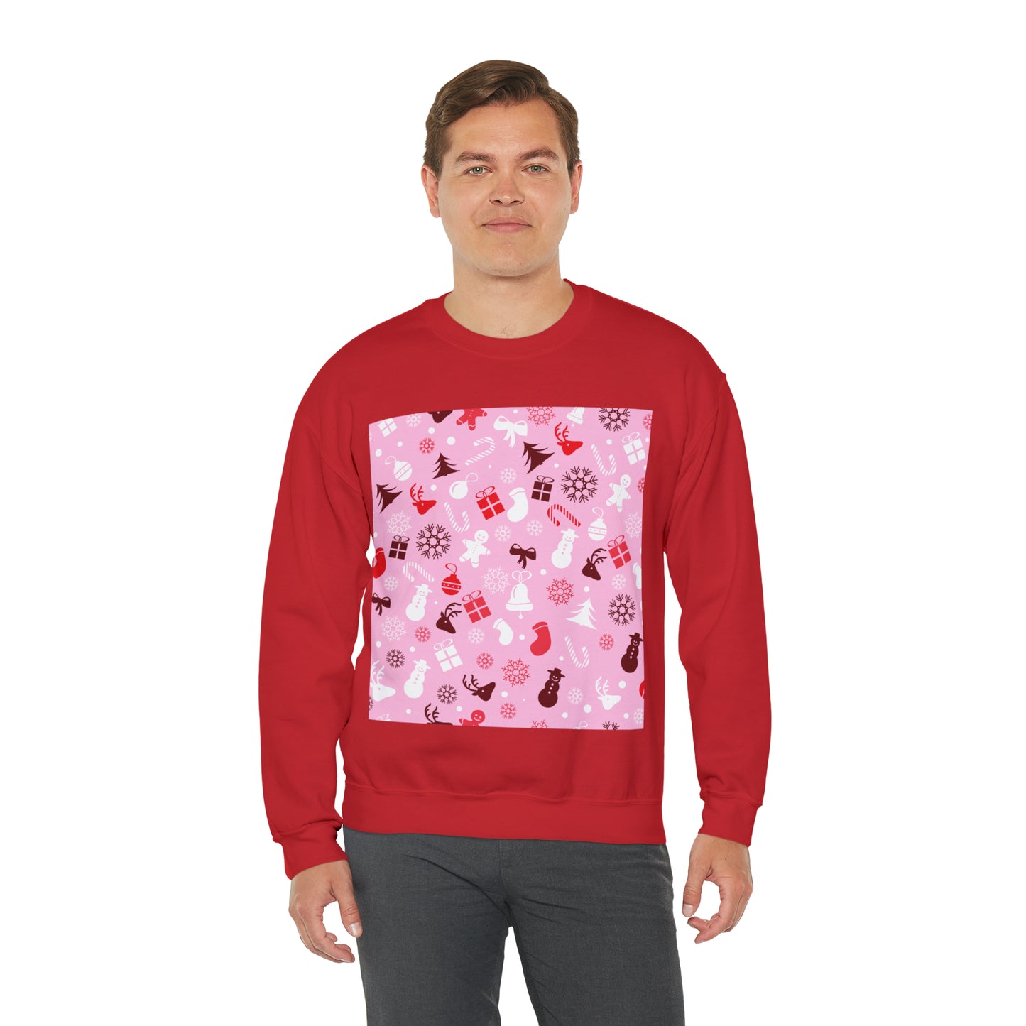 Unisex Heavy Blend™ Crewneck Christmas Ugly Sweatshirt19