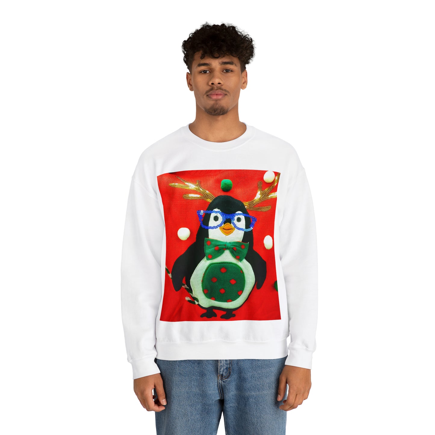 Unisex Heavy Blend™ Crewneck Christmas Ugly Sweatshirt