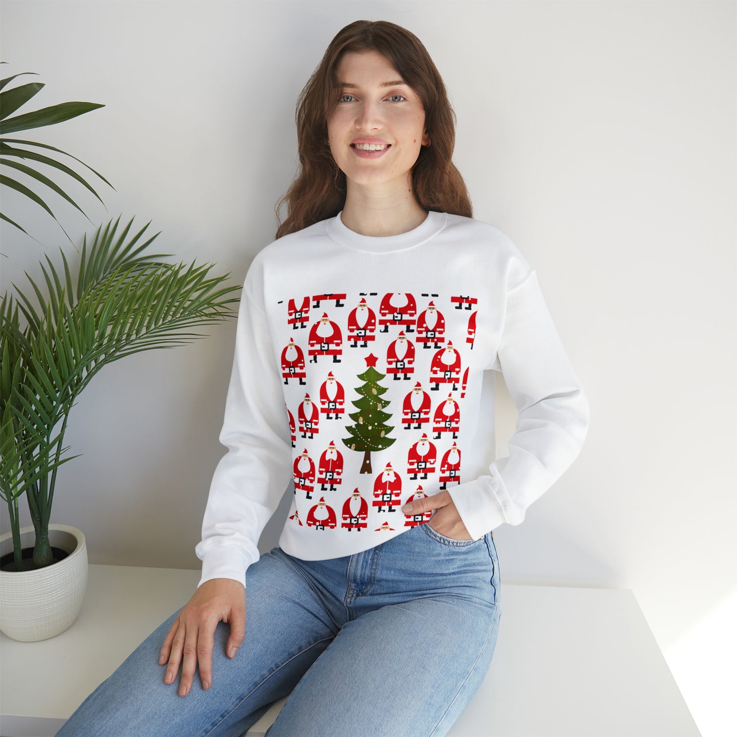 Unisex Heavy Blend™ Crewneck Christmas Ugly Sweatshirt9