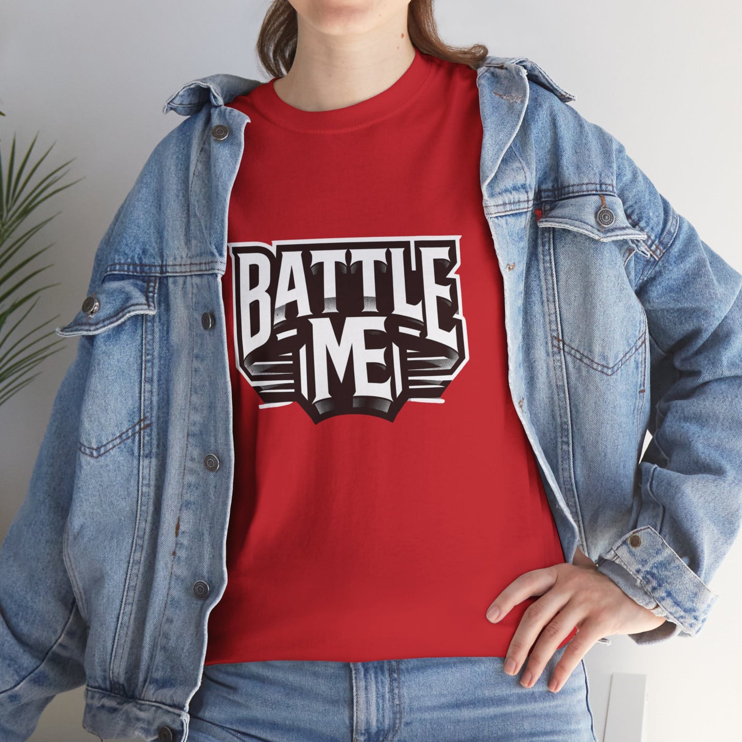 Heavy Cotton Tshirt Unisex for Battle on Live