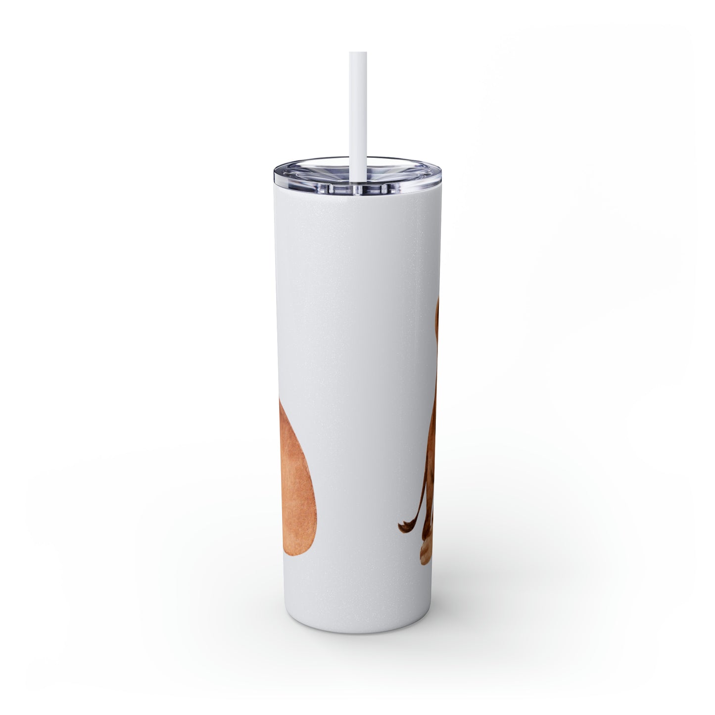 Skinny Tumbler with Straw 20oz - Lion