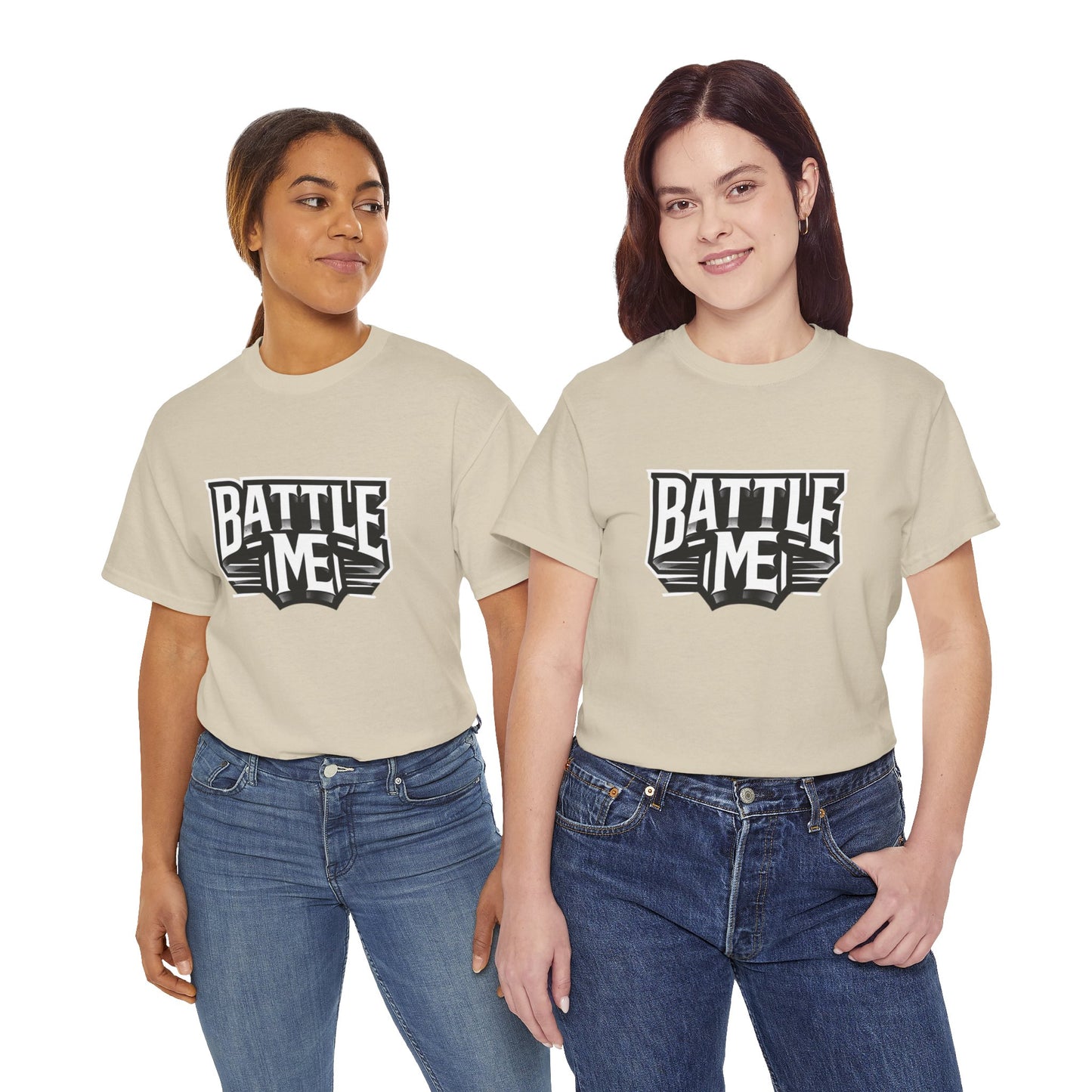 Heavy Cotton Tshirt Unisex for Battle on Live