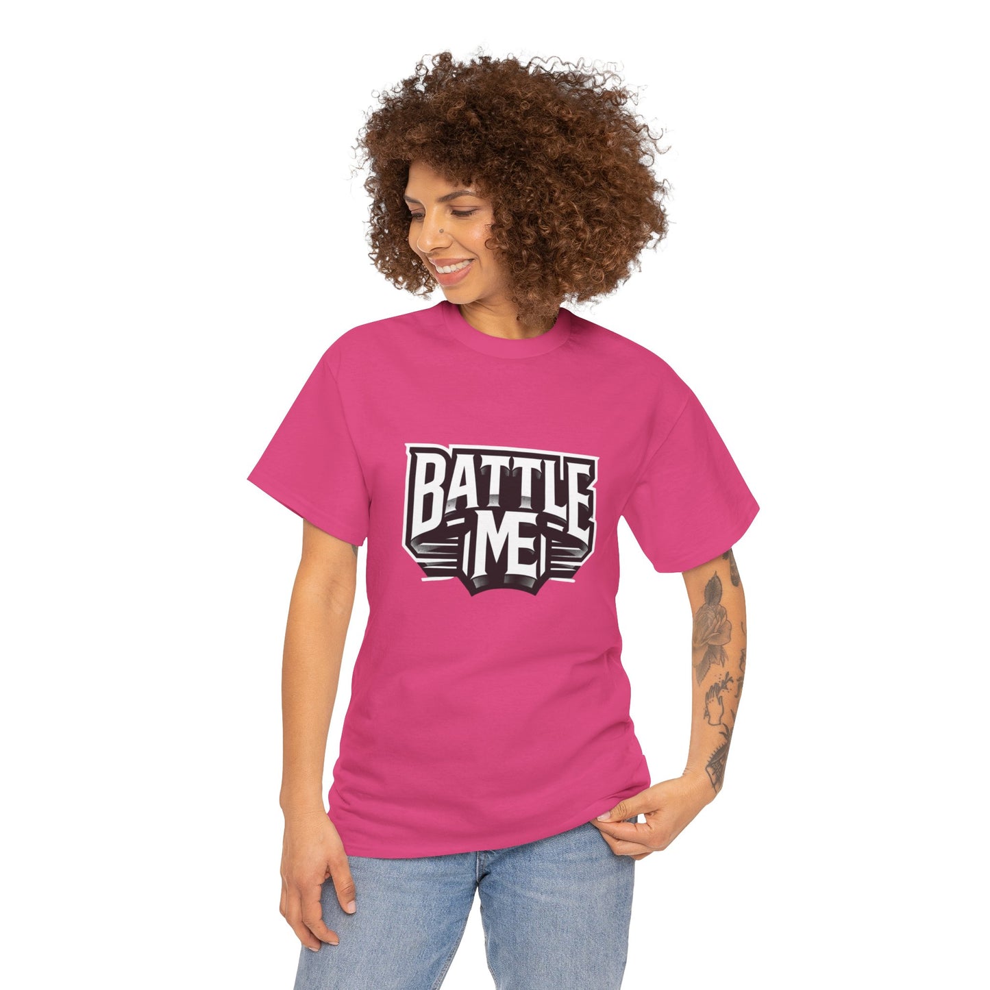 Heavy Cotton Tshirt Unisex for Battle on Live