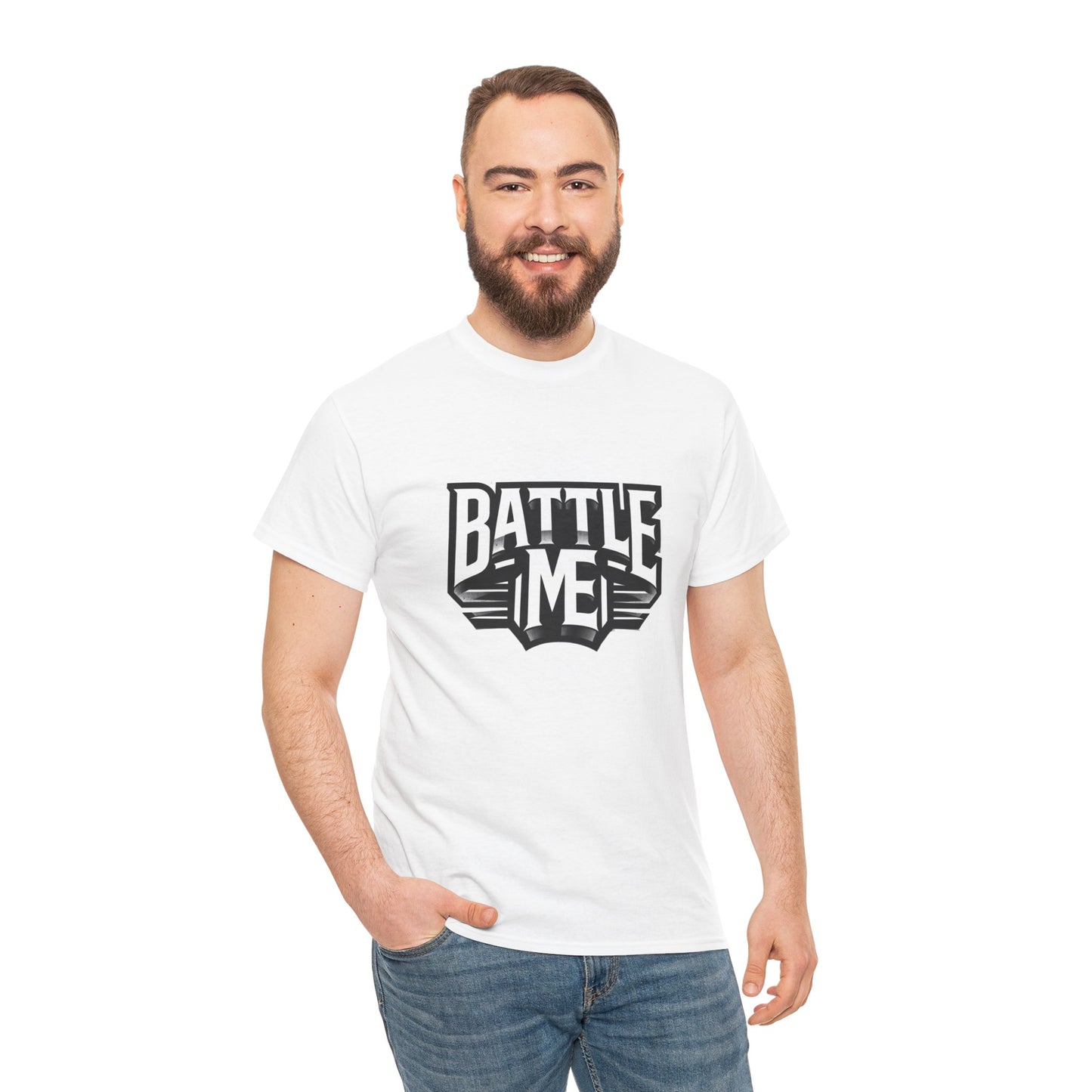 Heavy Cotton Tshirt Unisex for Battle on Live